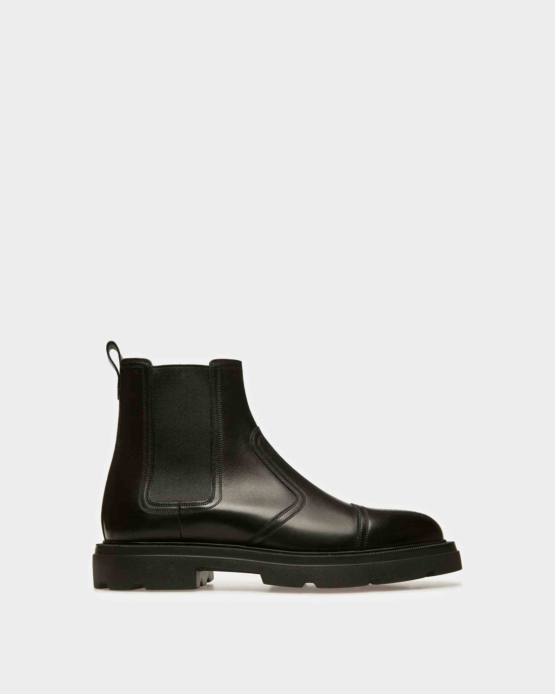 Zecron Leather Boots In Black - Men's - Bally