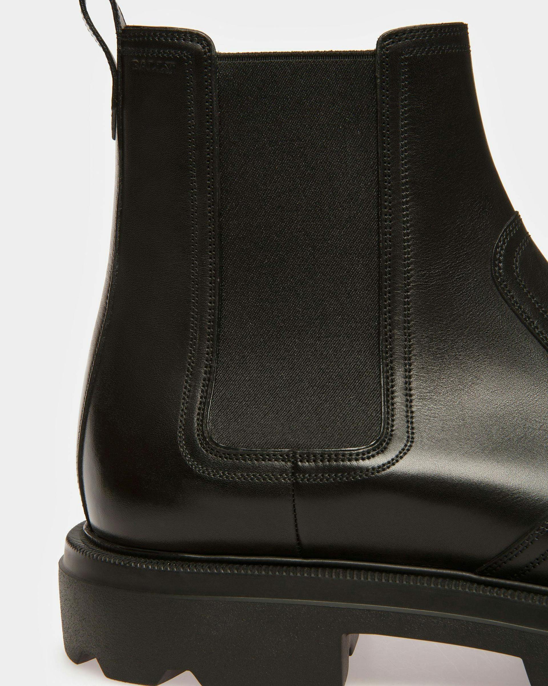 Zecron Leather Boots In Black - Men's - Bally - 06