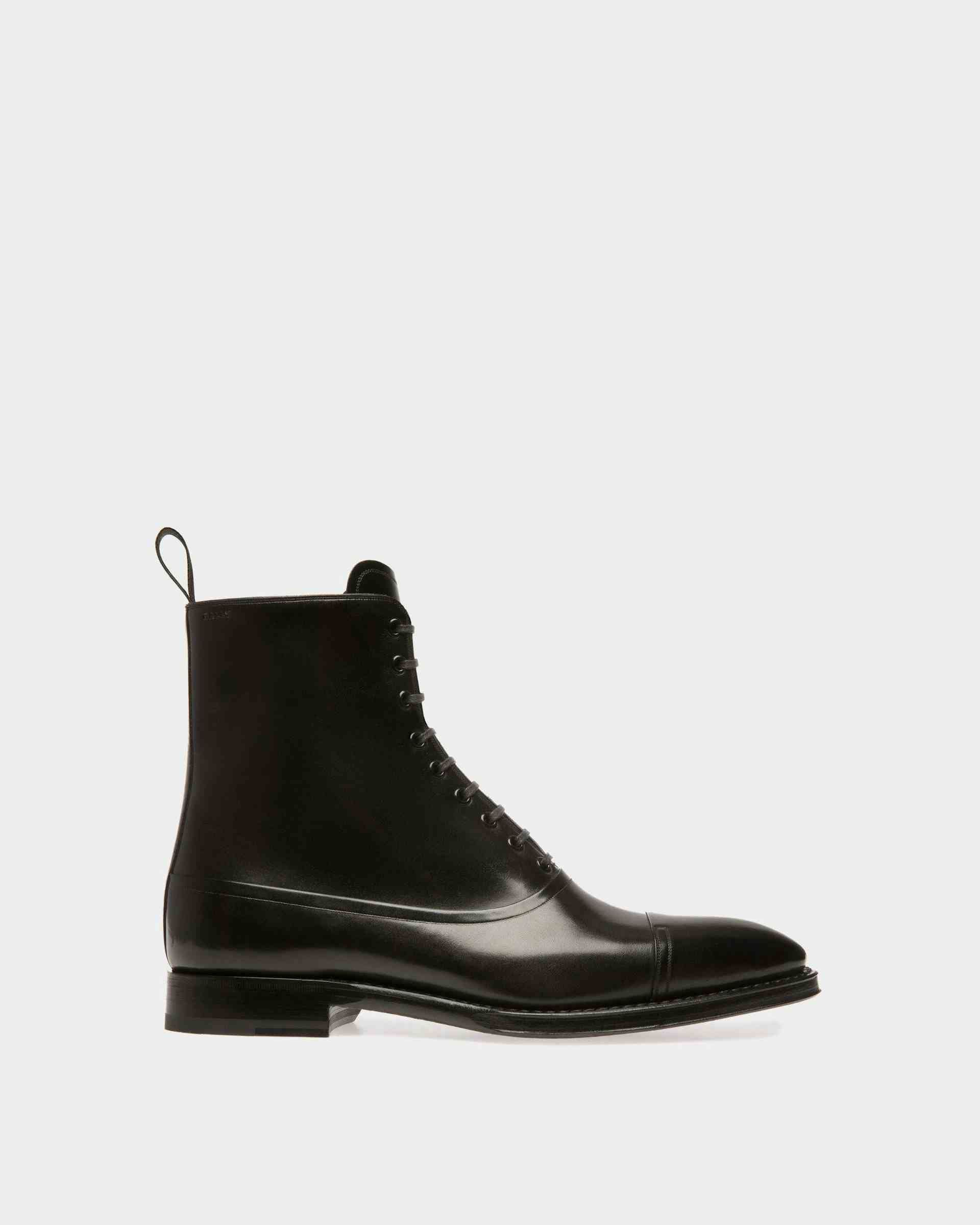 Scribe Booties In Black Leather - Men's - Bally