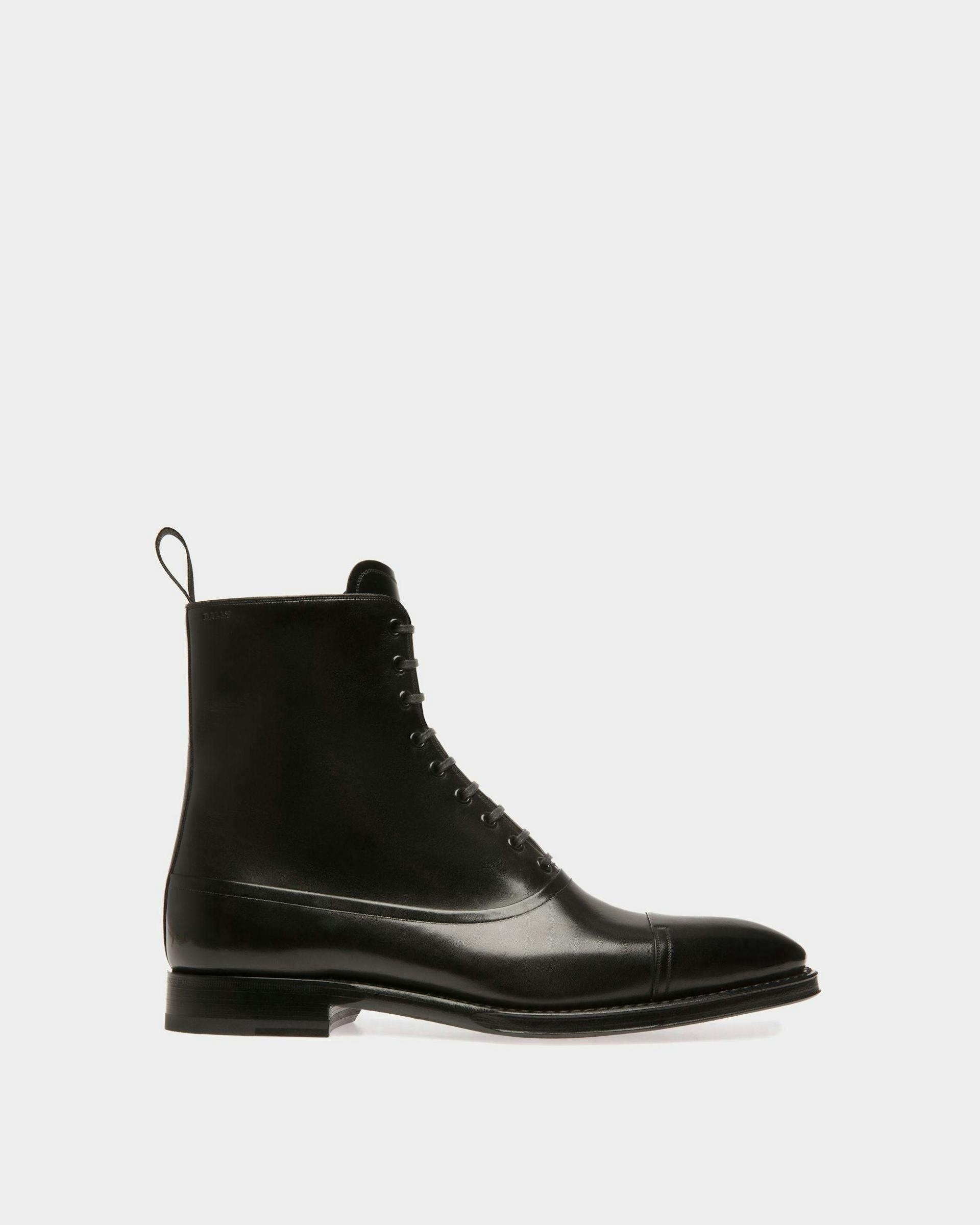 Scribe Booties In Black Leather - Men's - Bally - 01