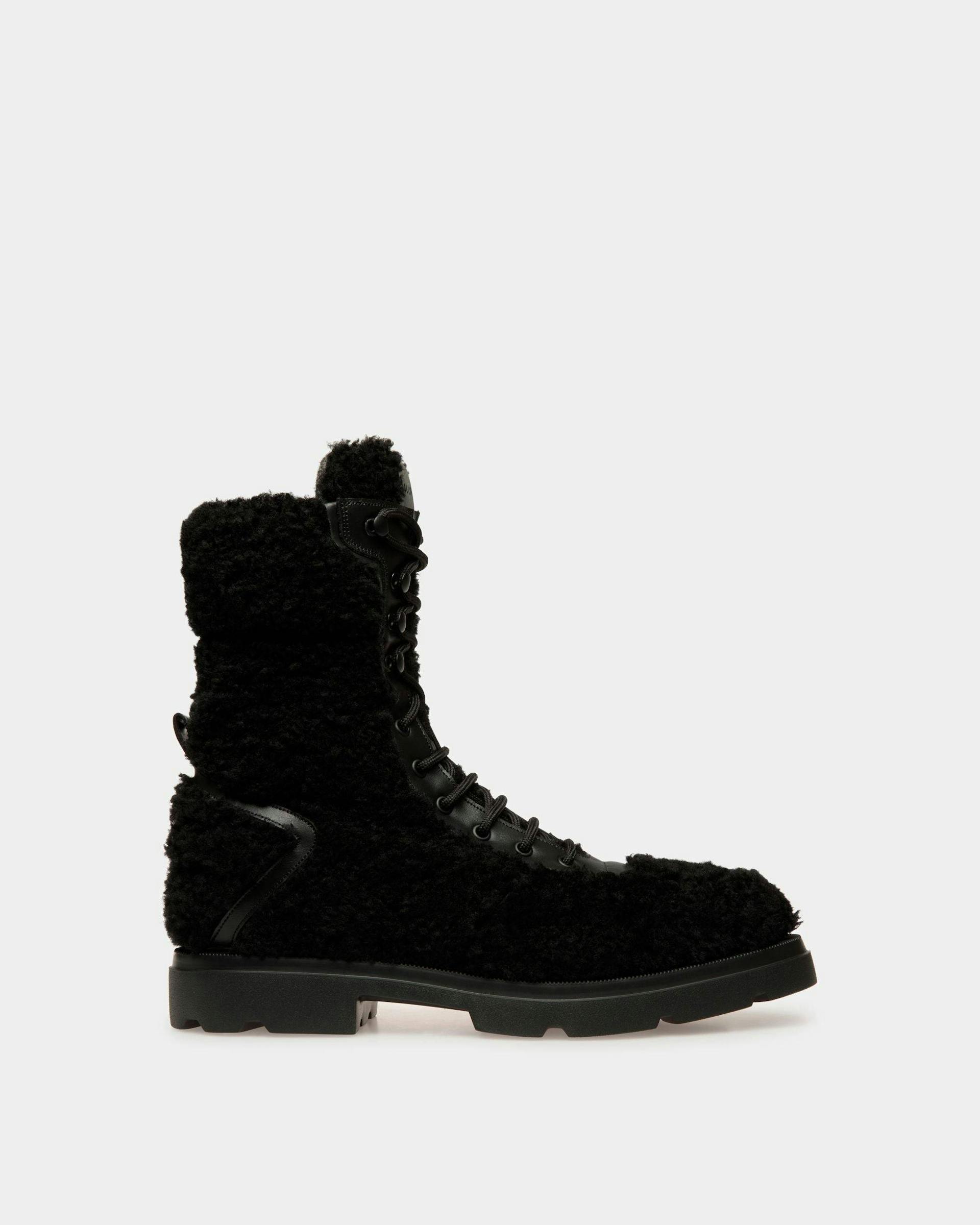 Enga Boots In Black Faux Fur - Men's - Bally - 01
