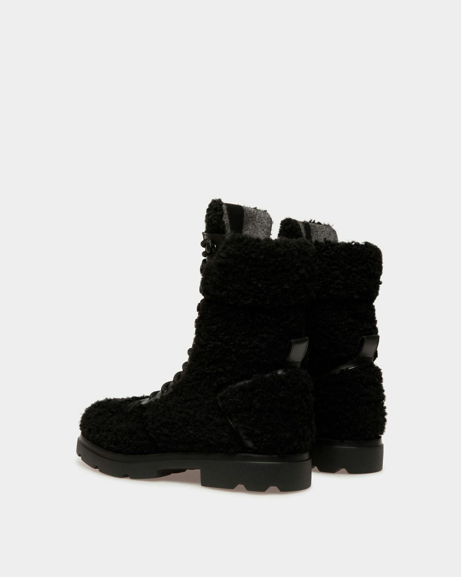 Enga Boots In Black Faux Fur - Men's - Bally - 03
