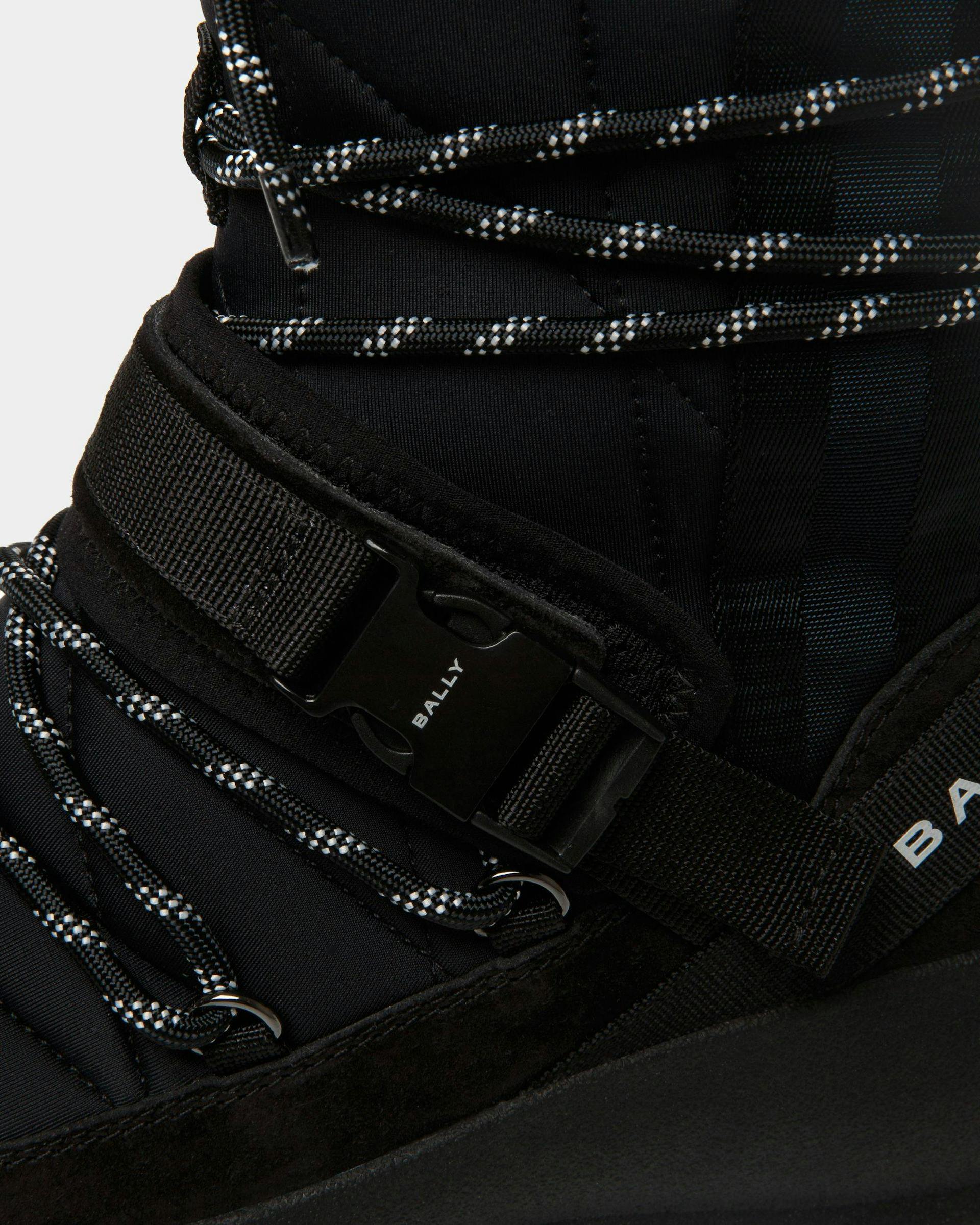 Men's Frei Lace-Up Boot In Black Nylon | Bally | Still Life Detail
