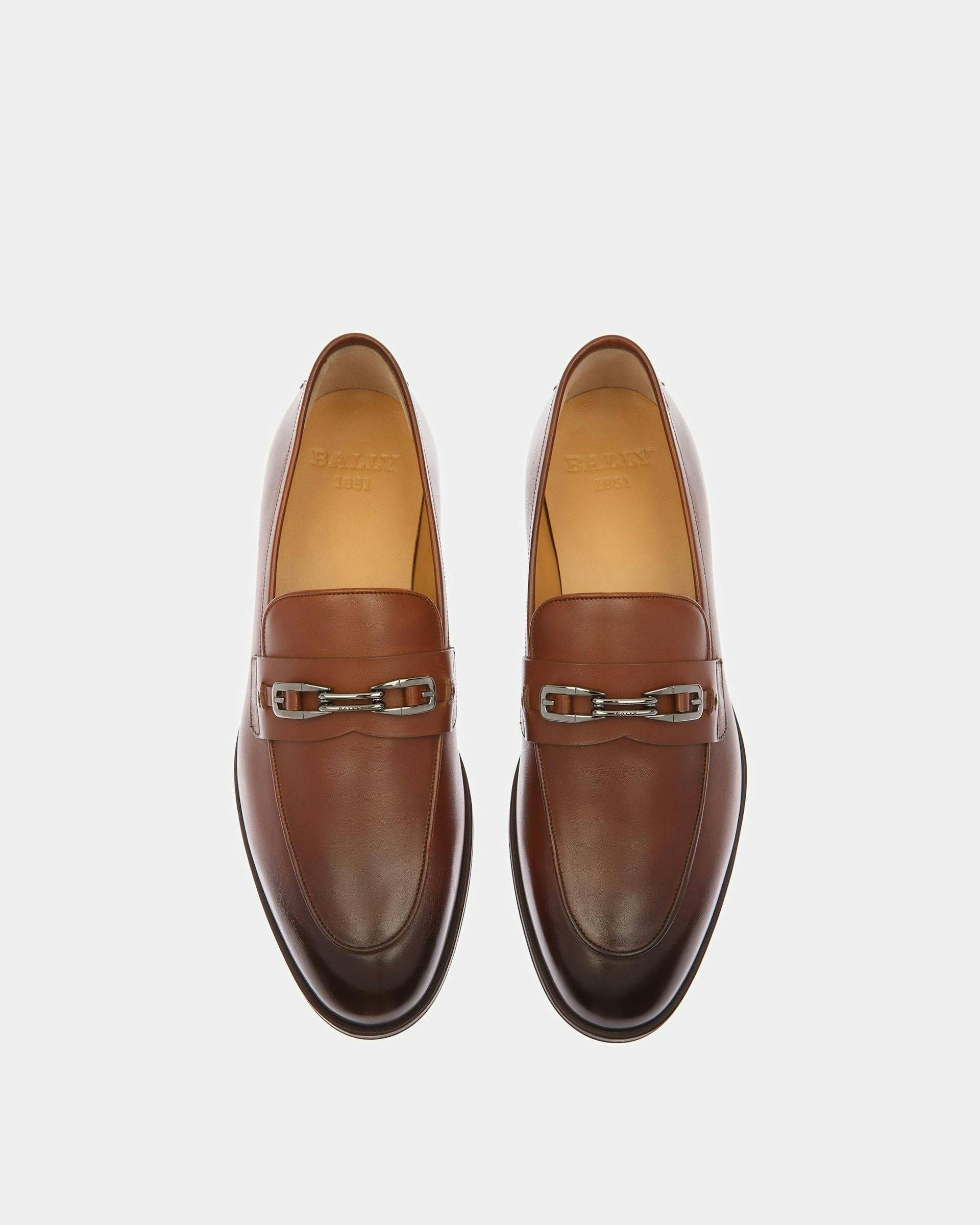 Westro Leather Loafers In Brown - Men's - Bally - 02
