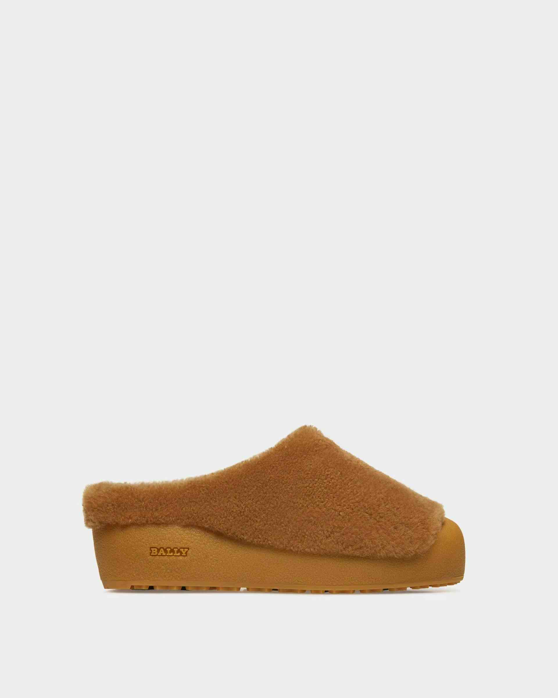 Crans Leather Slippers In Camel - Men's - Bally