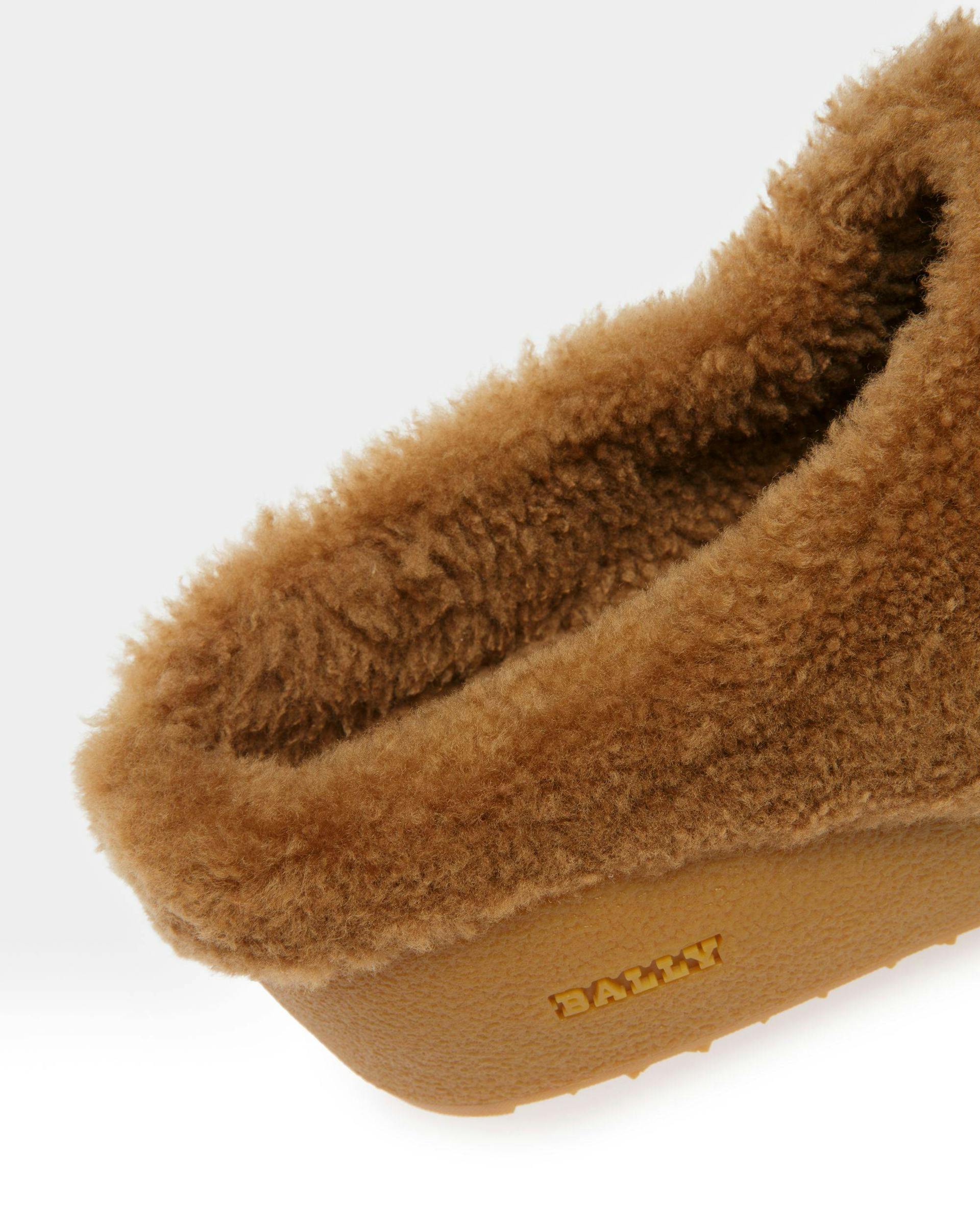 Crans Leather Slippers In Camel - Men's - Bally - 06