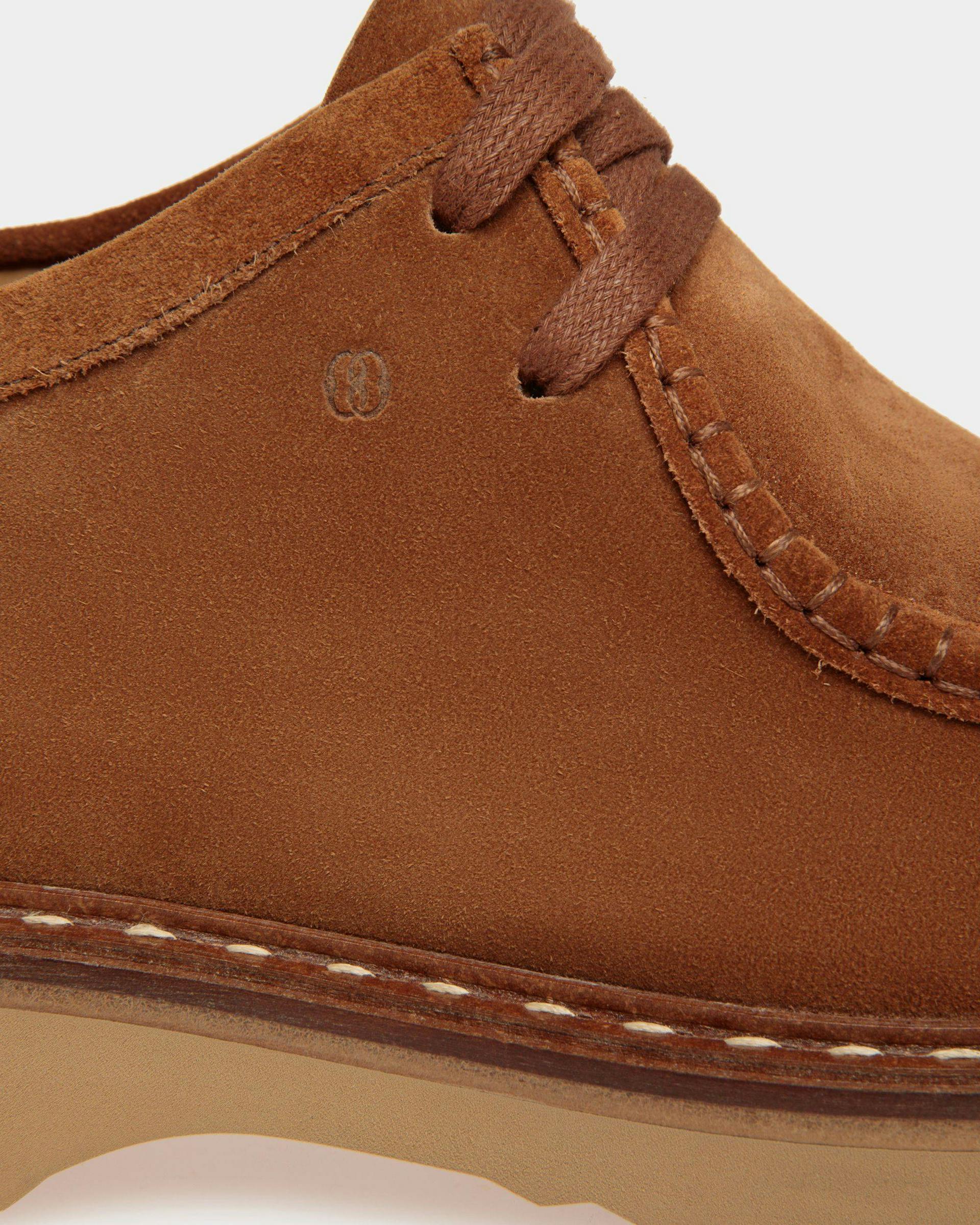 Neasden Derby Shoes In Light Brown Suede - Men's - Bally - 04