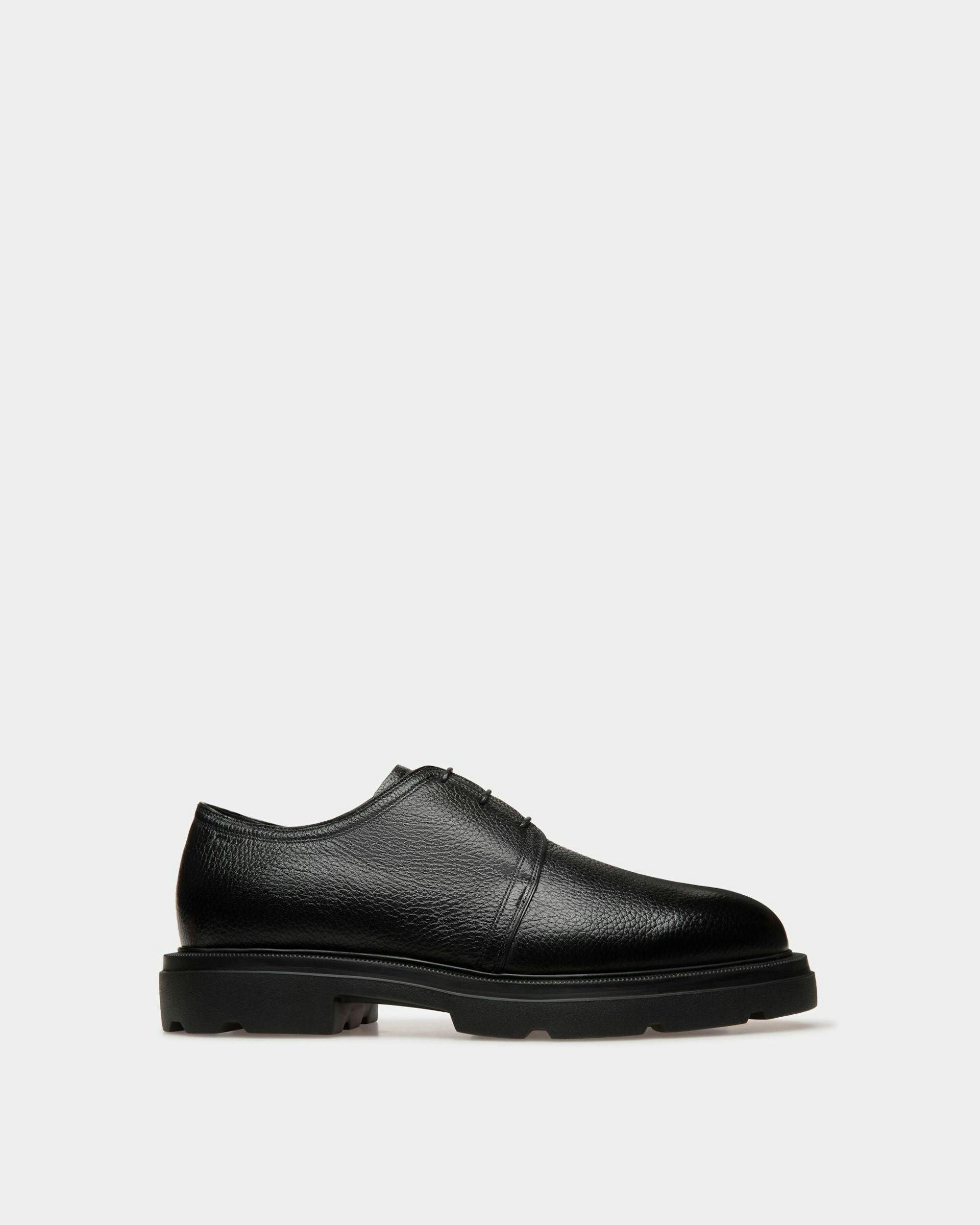 Zurich Derby Shoes In Black Leather - Men's - Bally - 01