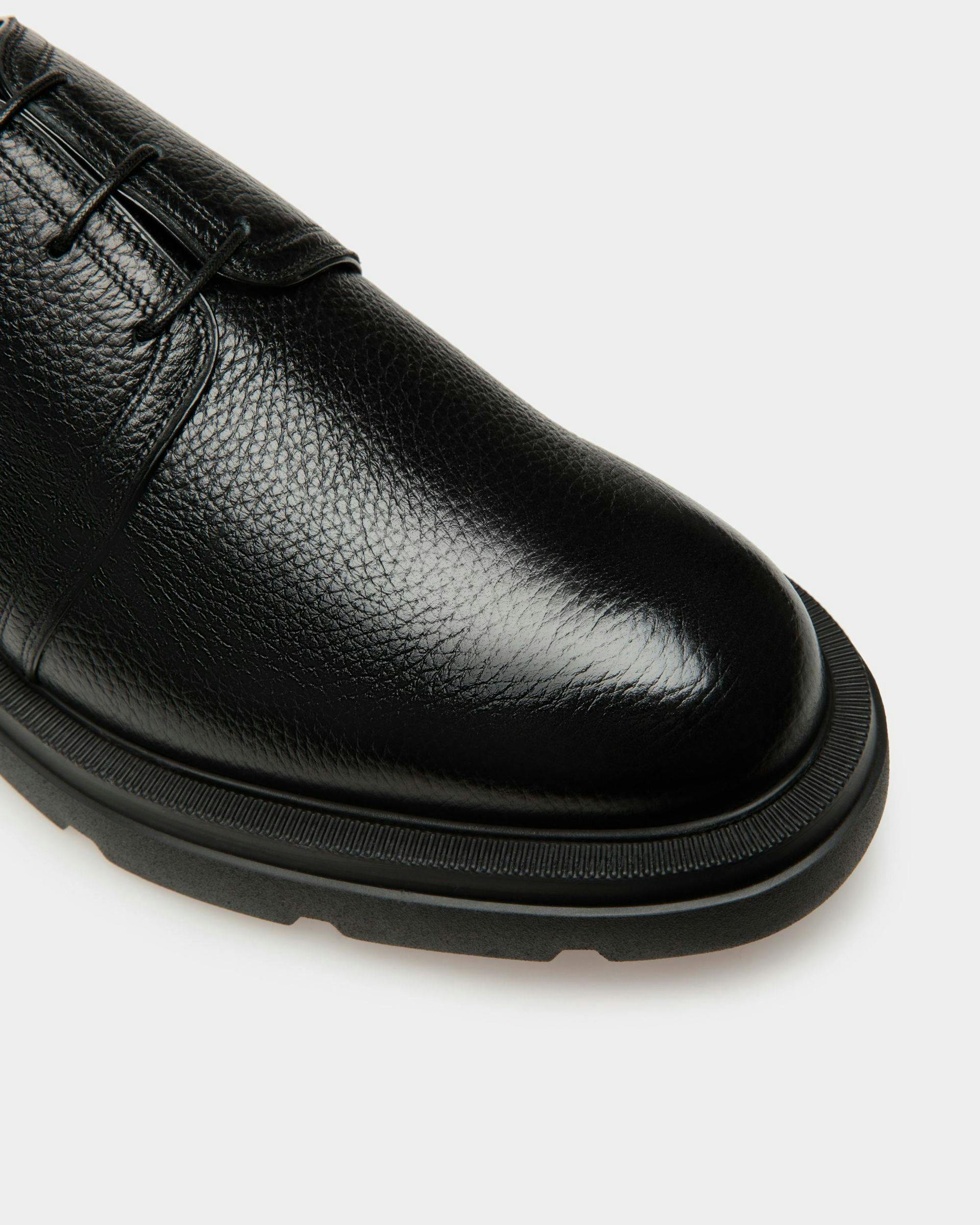 Zurich Derby Shoes In Black Leather - Men's - Bally - 04
