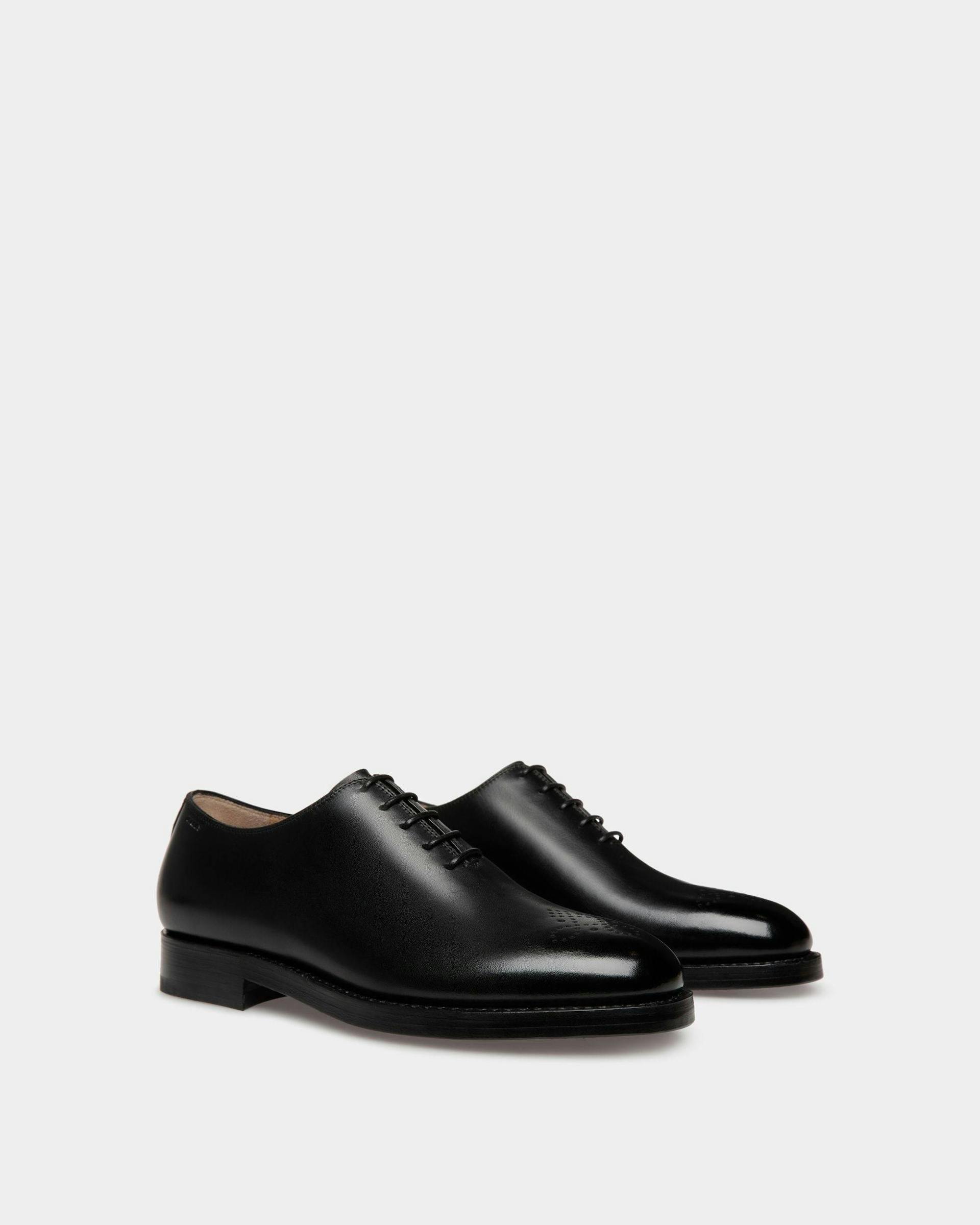 Men's Schoenen Oxford In Black Leather | Bally | Still Life 3/4 Front