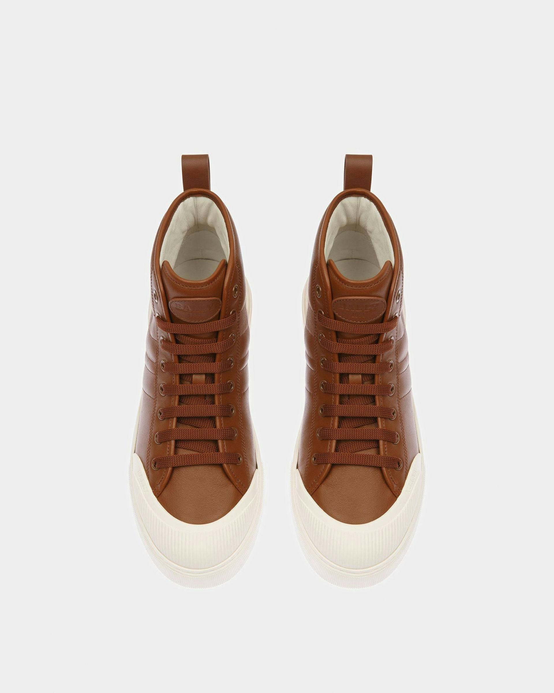 Maren Leather Sneakers In Brown - Men's - Bally - 02