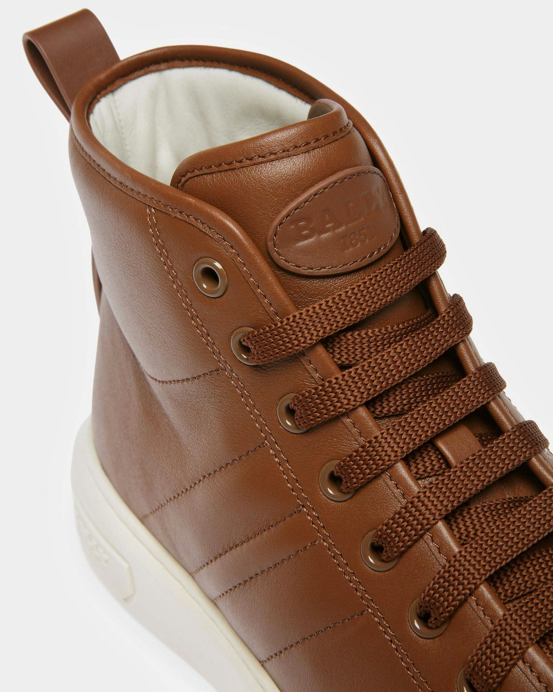 Maren Leather Sneakers In Brown - Men's - Bally - 06