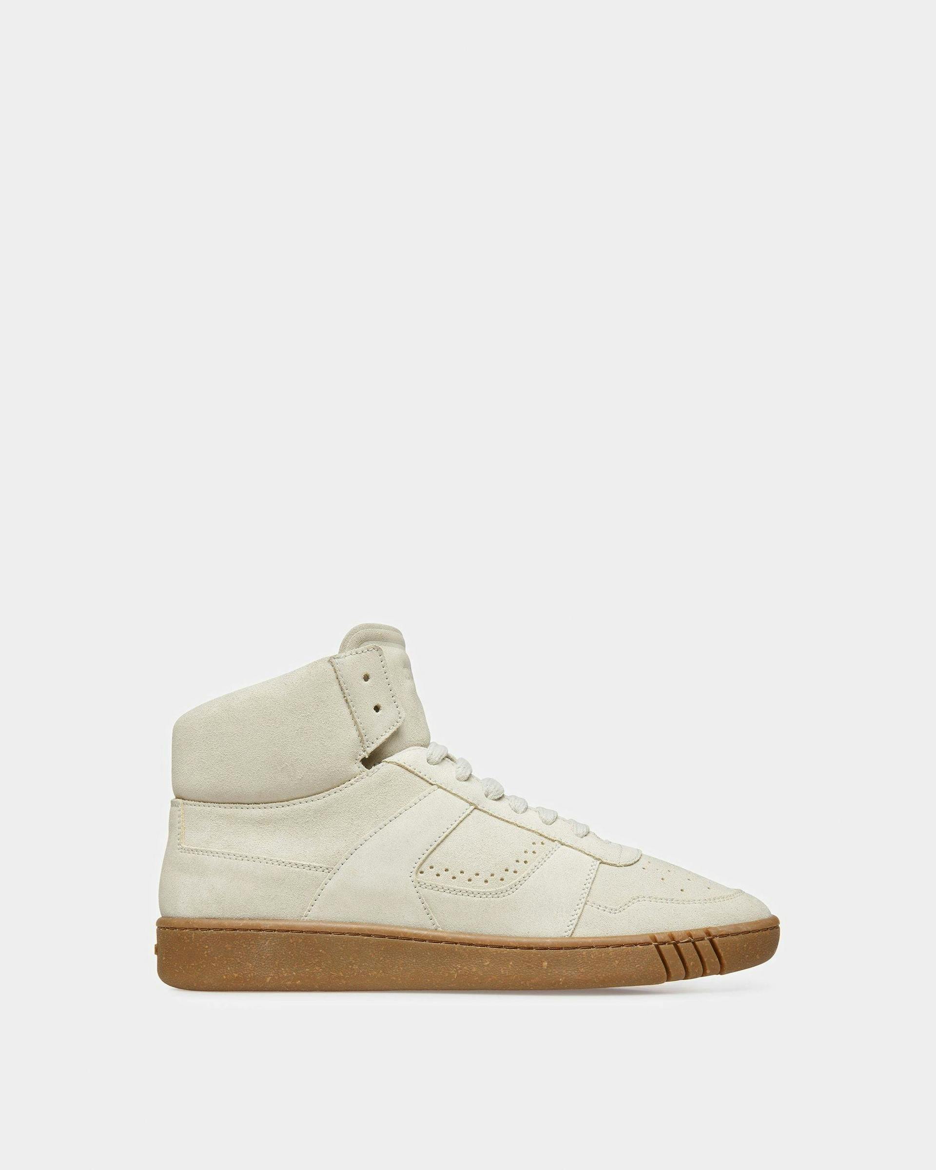 Wiggles Leather Sneakers In Dusty White - Men's - Bally - 01