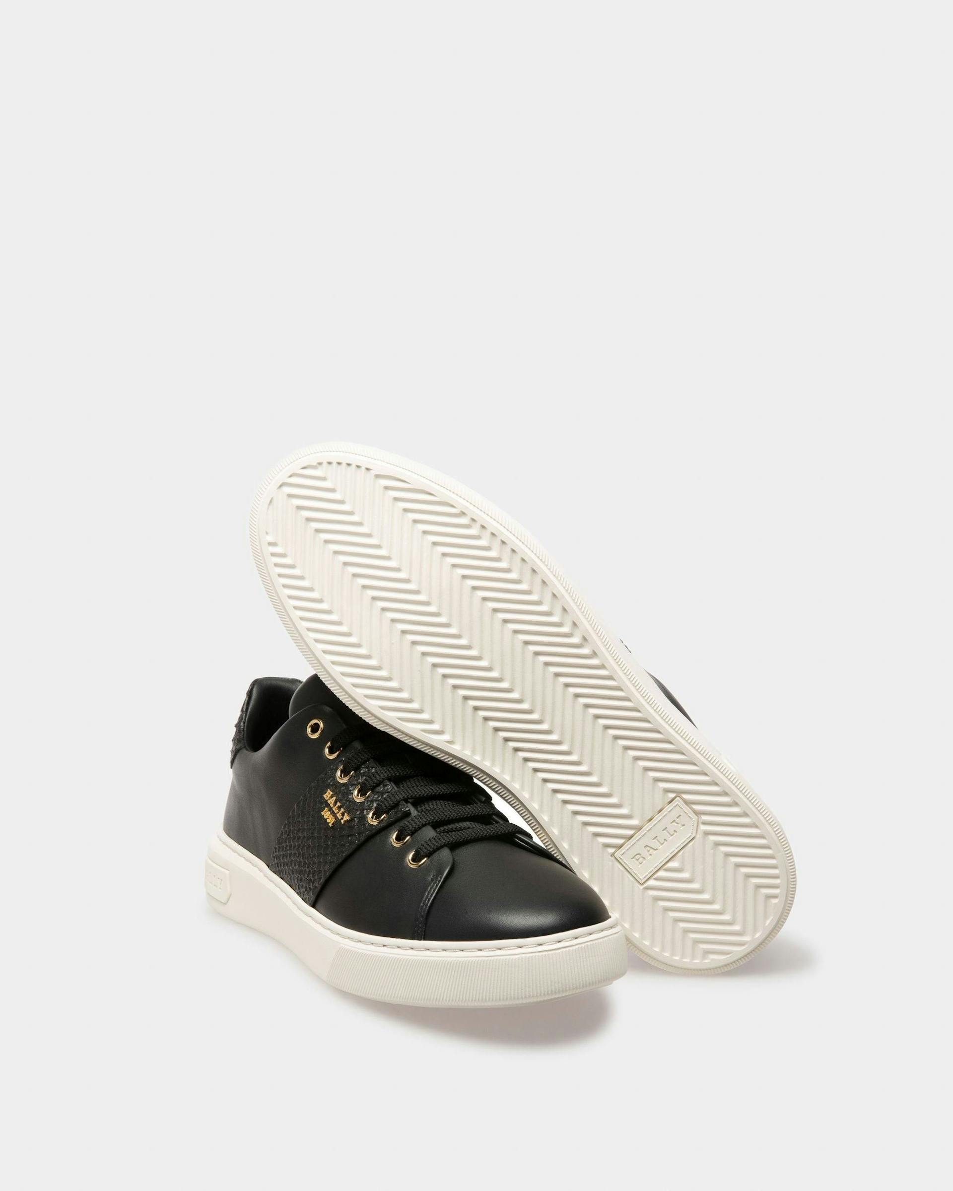 Mattye Leather Sneakers In Black - Men's - Bally - 05
