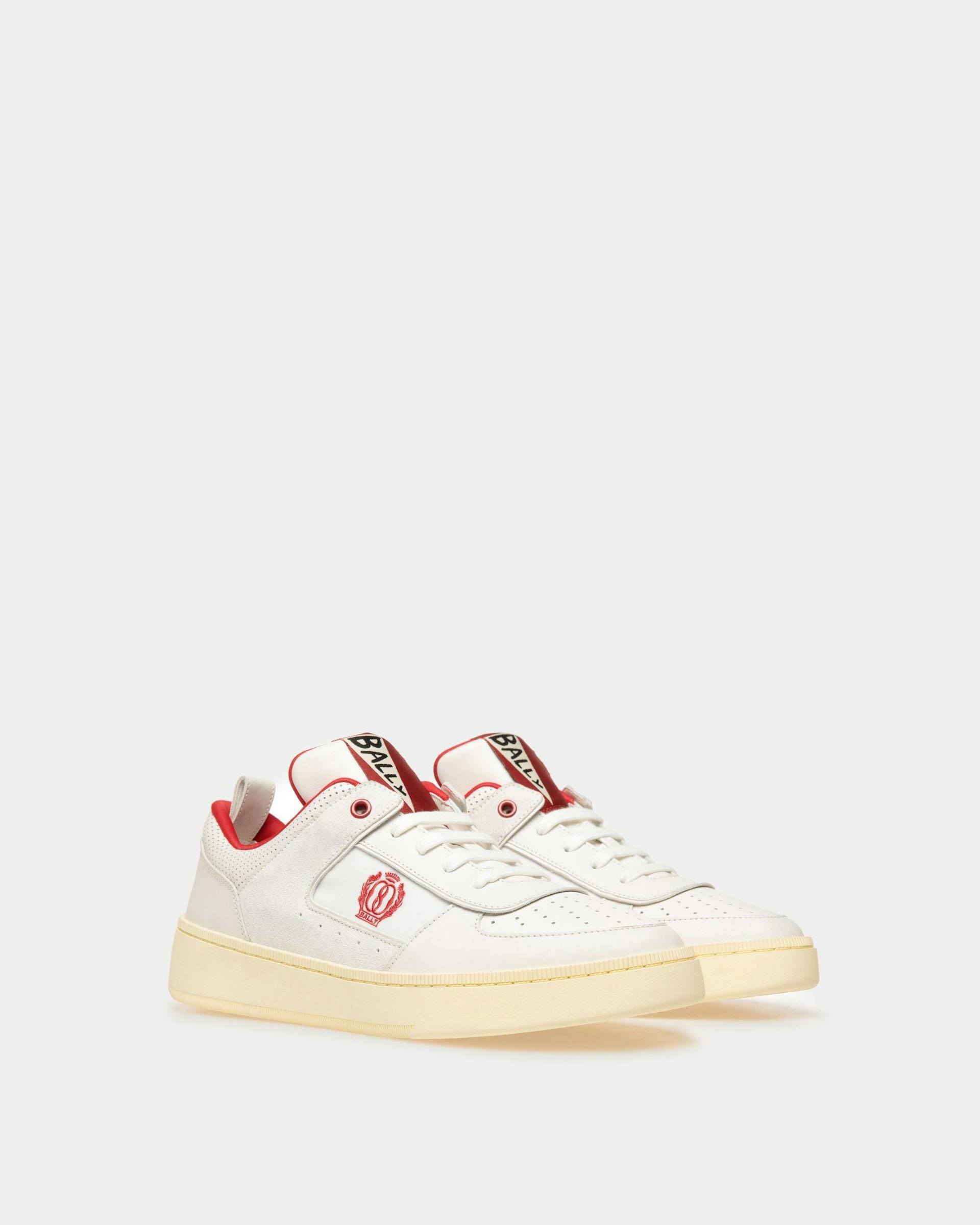 Raise Sneakers In White Leather - Men's - Bally - 02