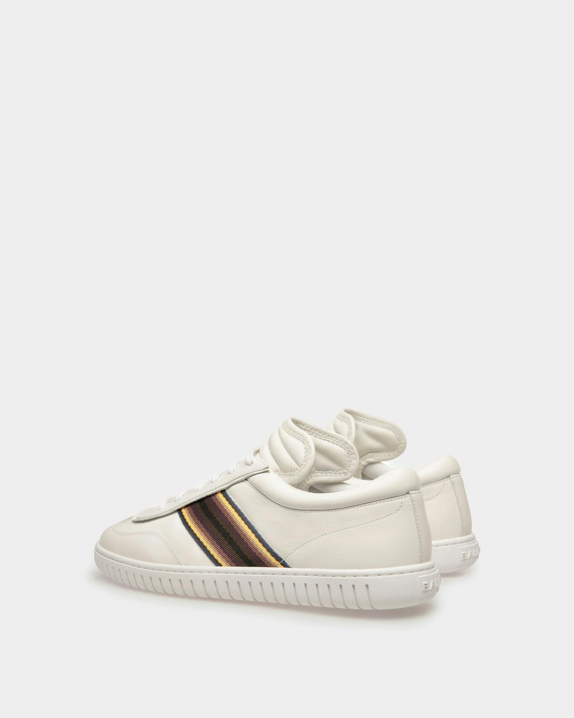 Player Sneakers In White Leather - Men's - Bally - 04