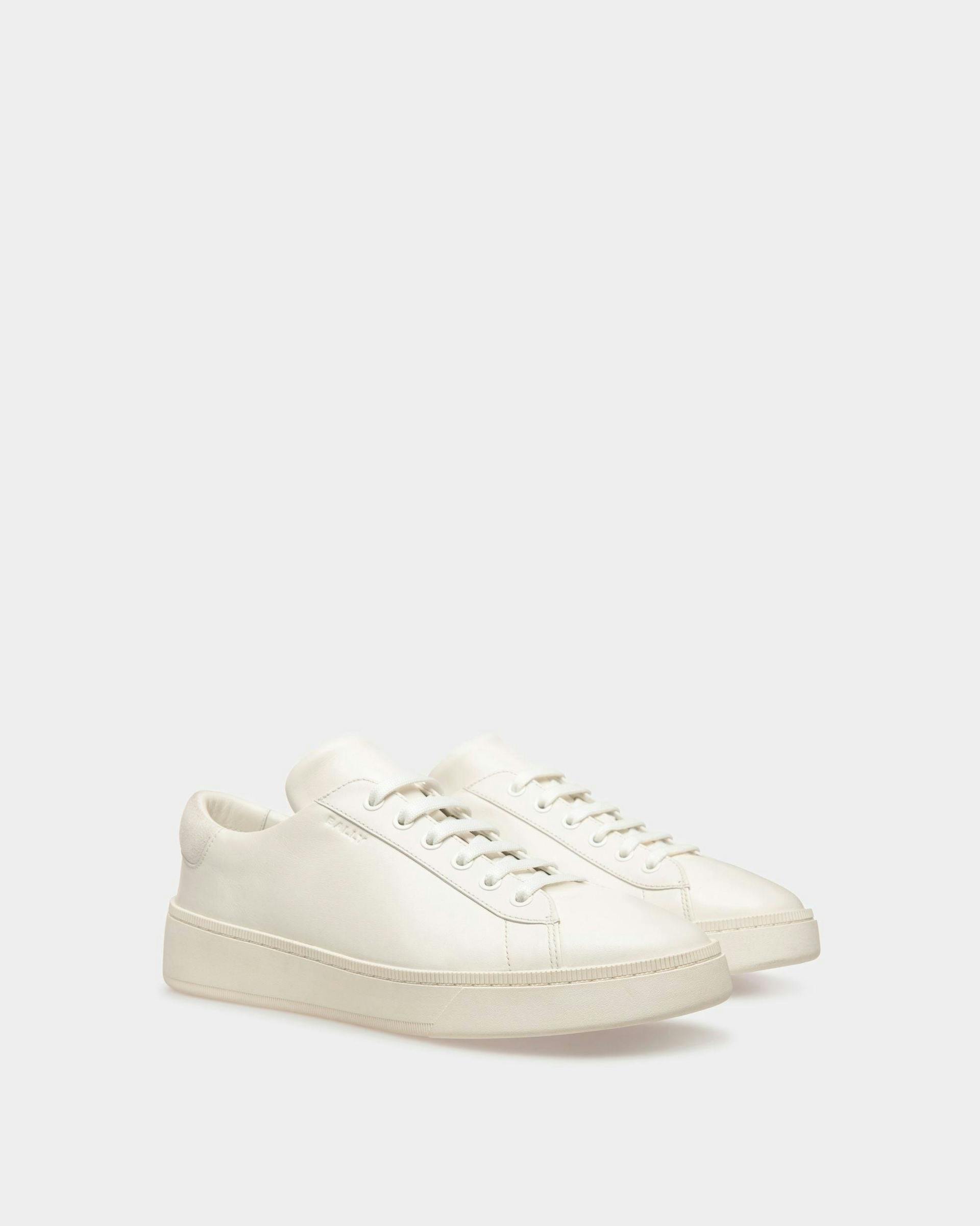 Raise Sneakers In White Leather - Men's - Bally - 04