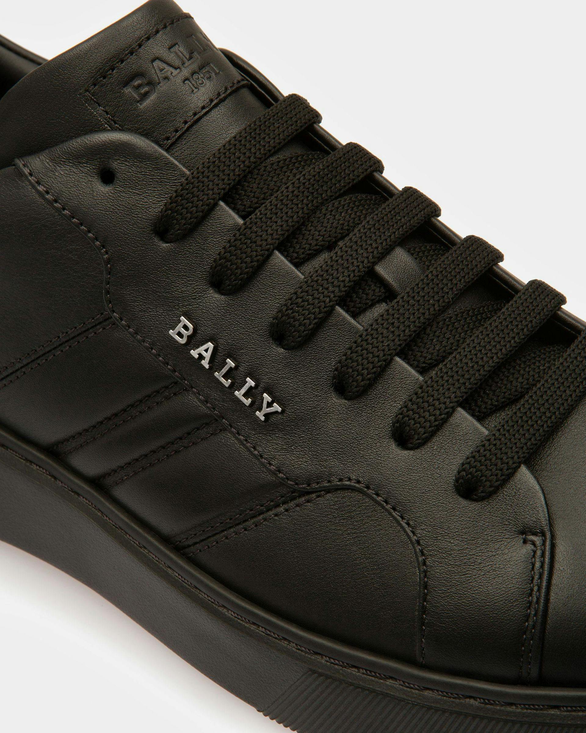 Maxim Leather Sneakers In Black - Men's - Bally - 04