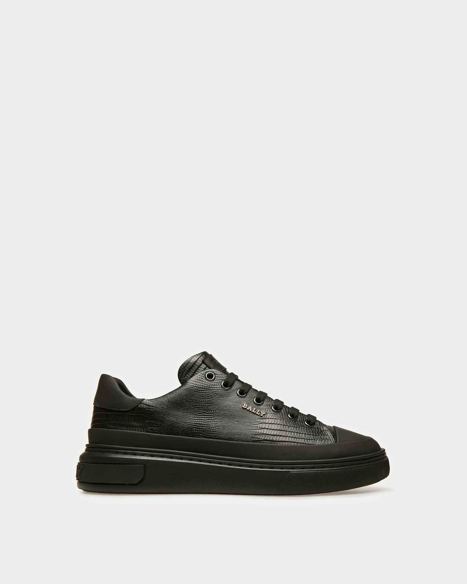 Maily Leather Sneakers In Black - Men's - Bally