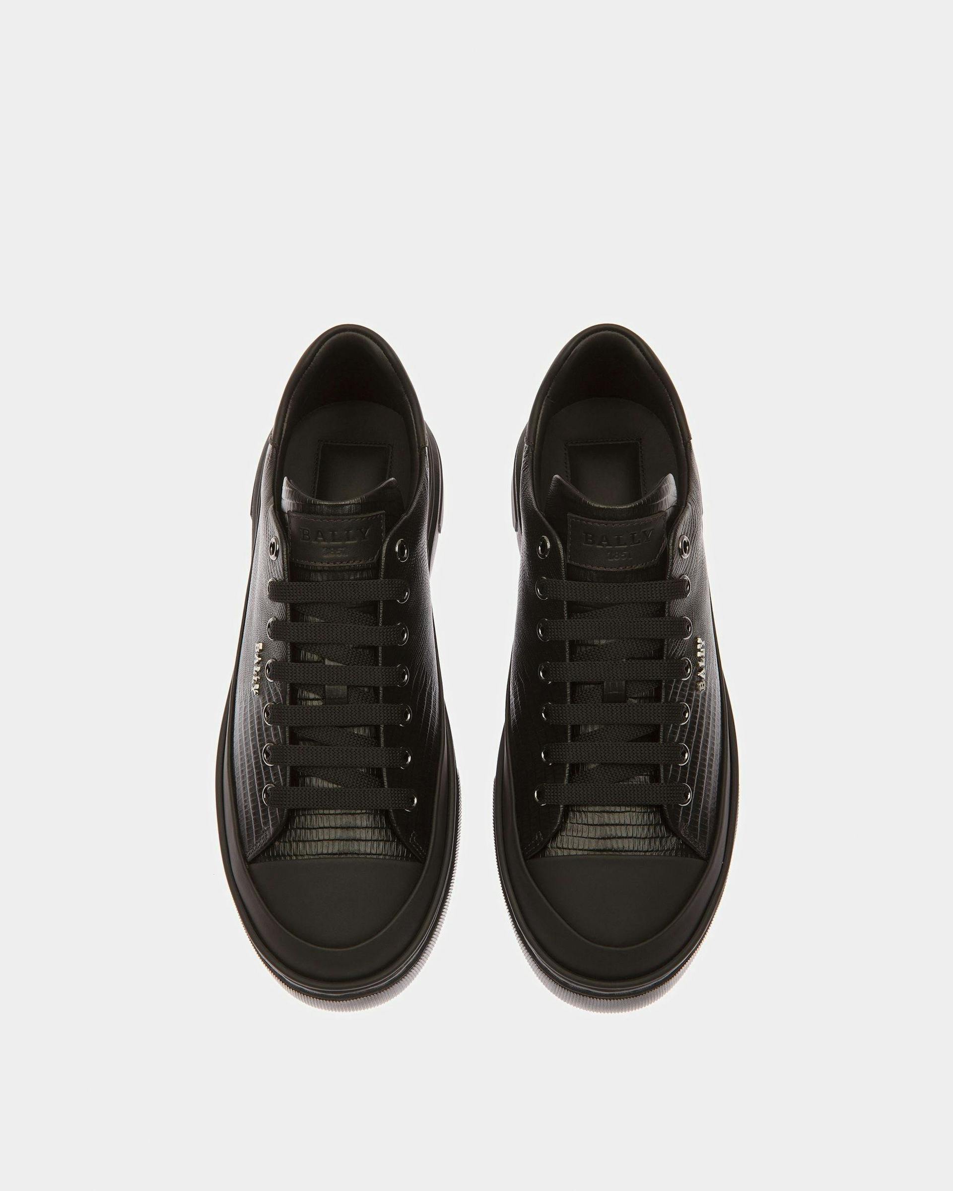 Maily Leather Sneakers In Black - Men's - Bally - 02