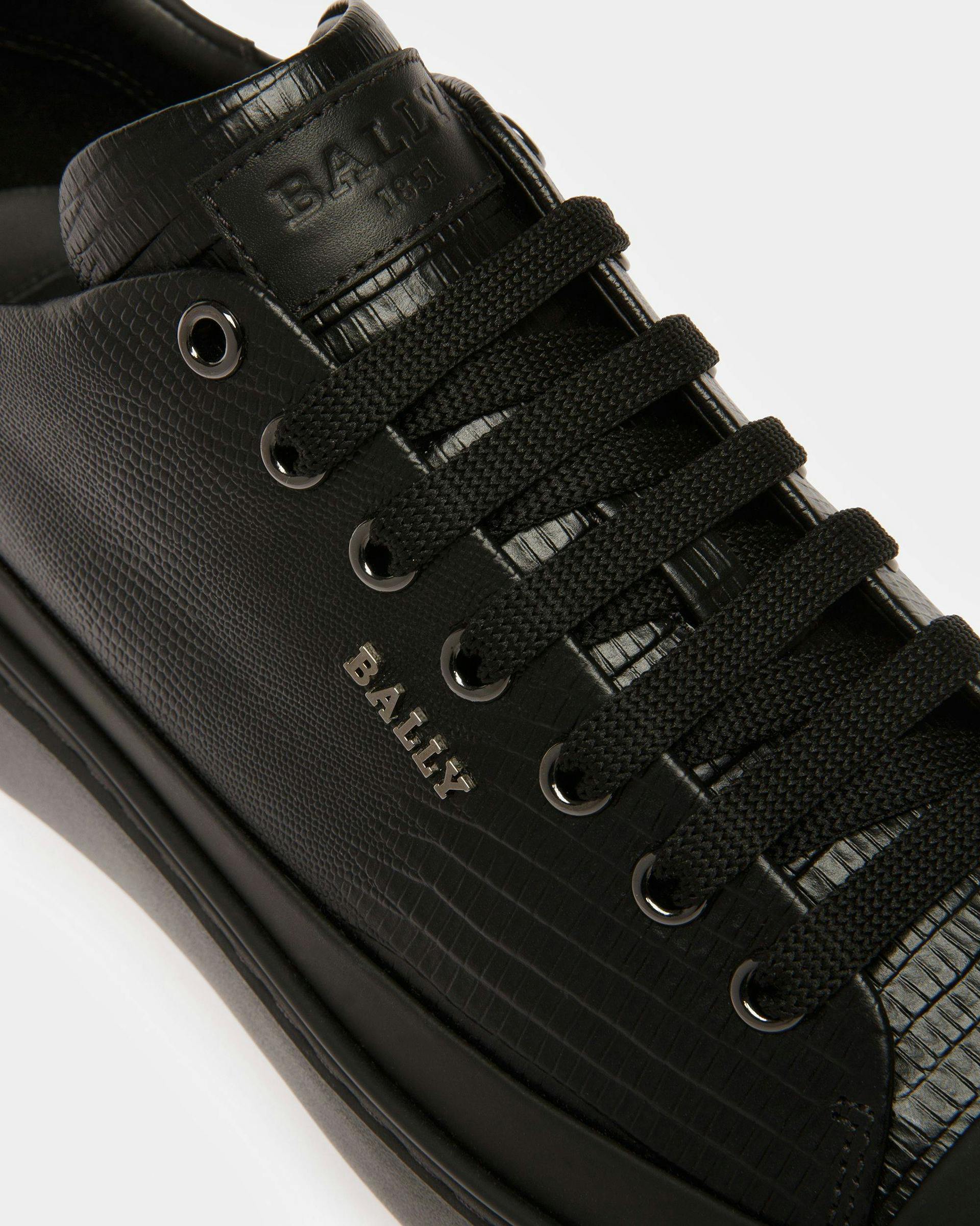 Maily Leather Sneakers In Black - Men's - Bally - 06