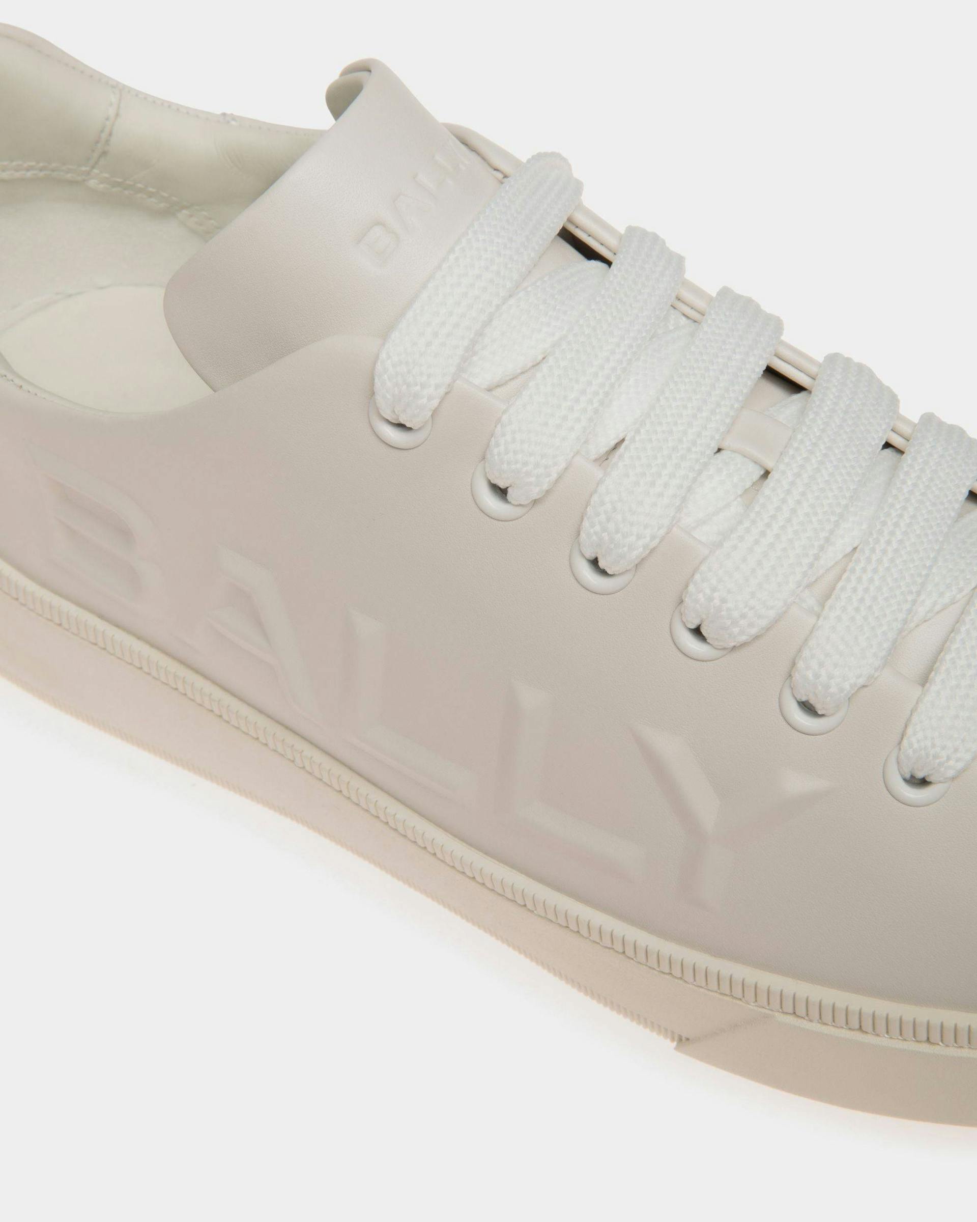 Men's Raise Sneaker in White Leather | Bally | Still Life Detail