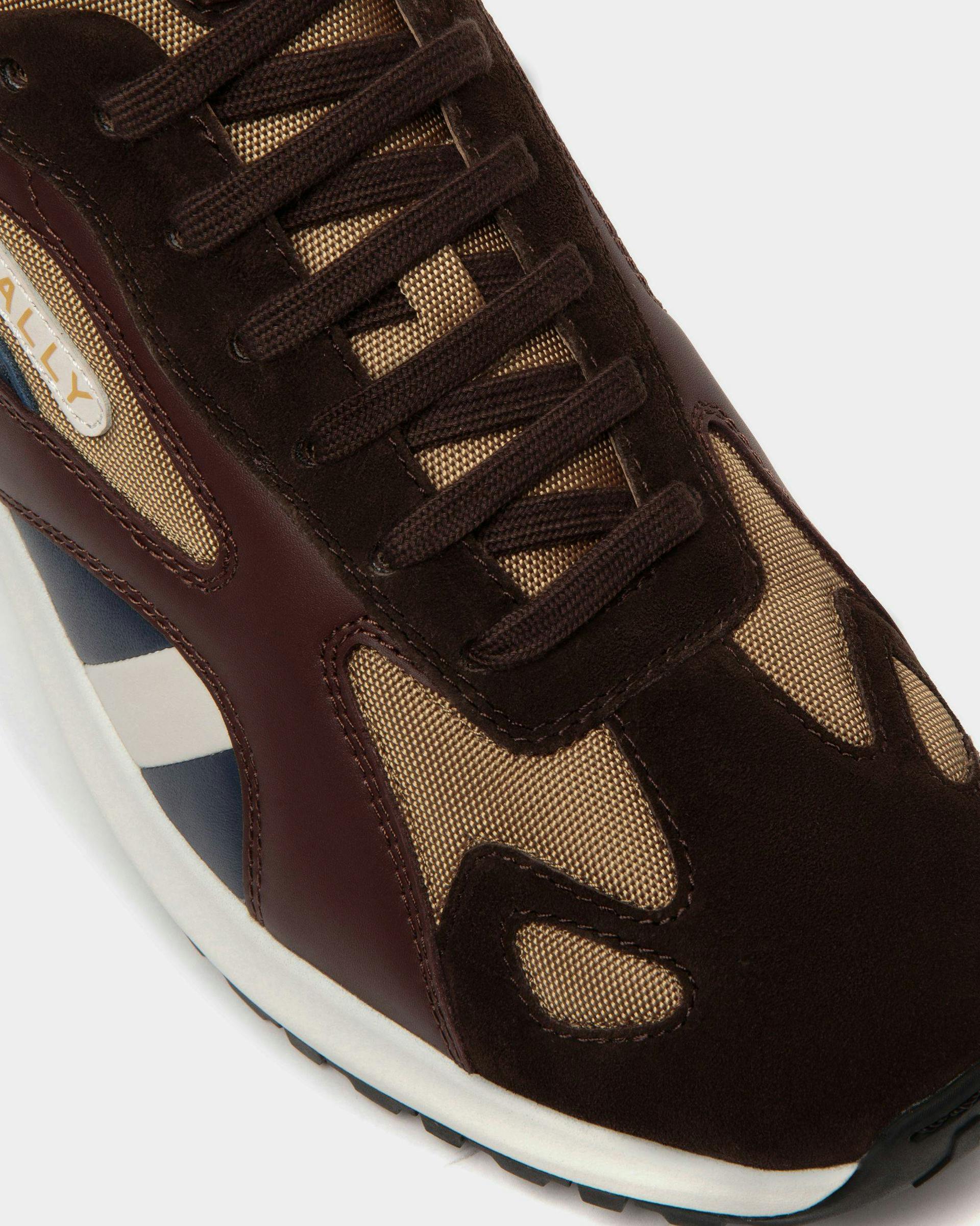 Men's Outline Sneaker in Nylon and Leather | Bally | Still Life Detail