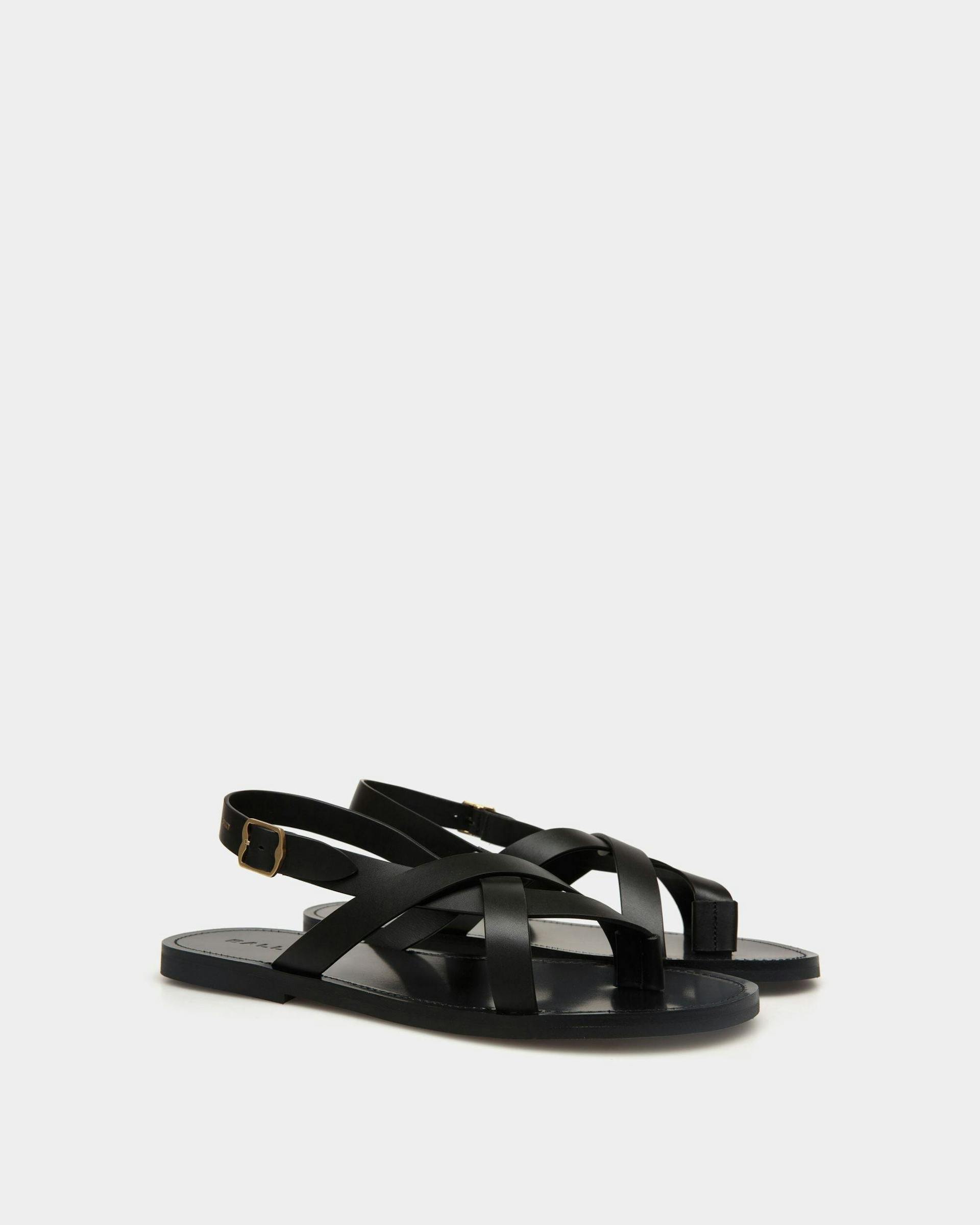 Men's Chateau Sandal in Leather | Bally | Still Life 3/4 Front
