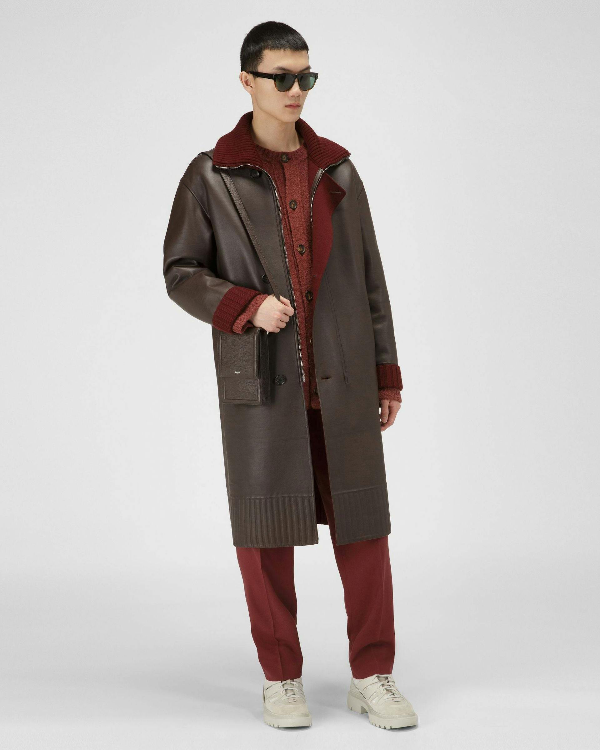 Wool Trousers In Heritage Red - Men's - Bally - 05