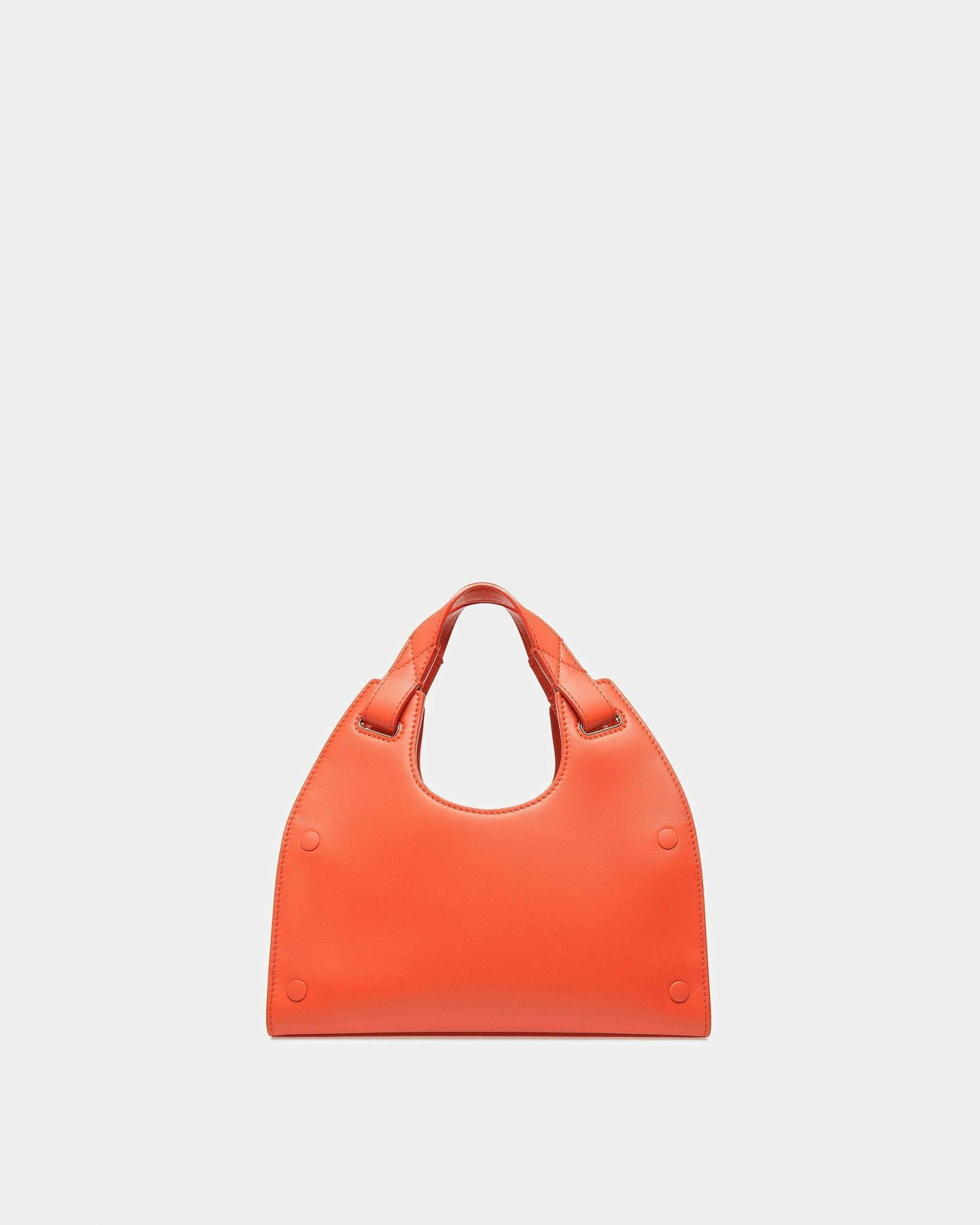 Ahres S Leather Crossbody Bag In Orange - Women's - Bally - 03