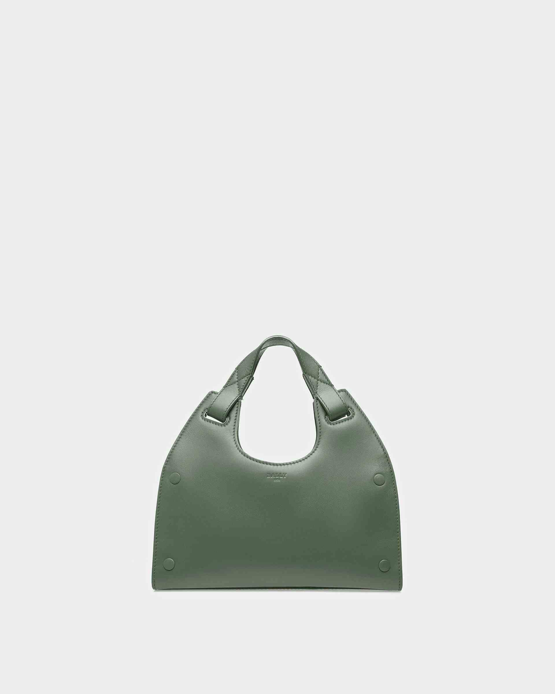 Ahres Small Leather Shoulder Bag In Sage - Women's - Bally