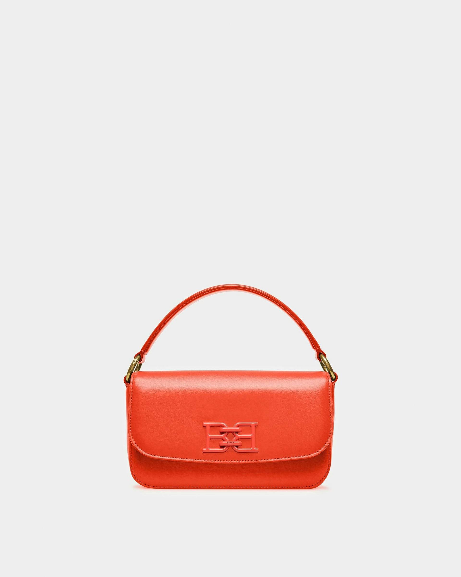 Brodye Leather Crossbody Bag In Orange - Women's - Bally - 01