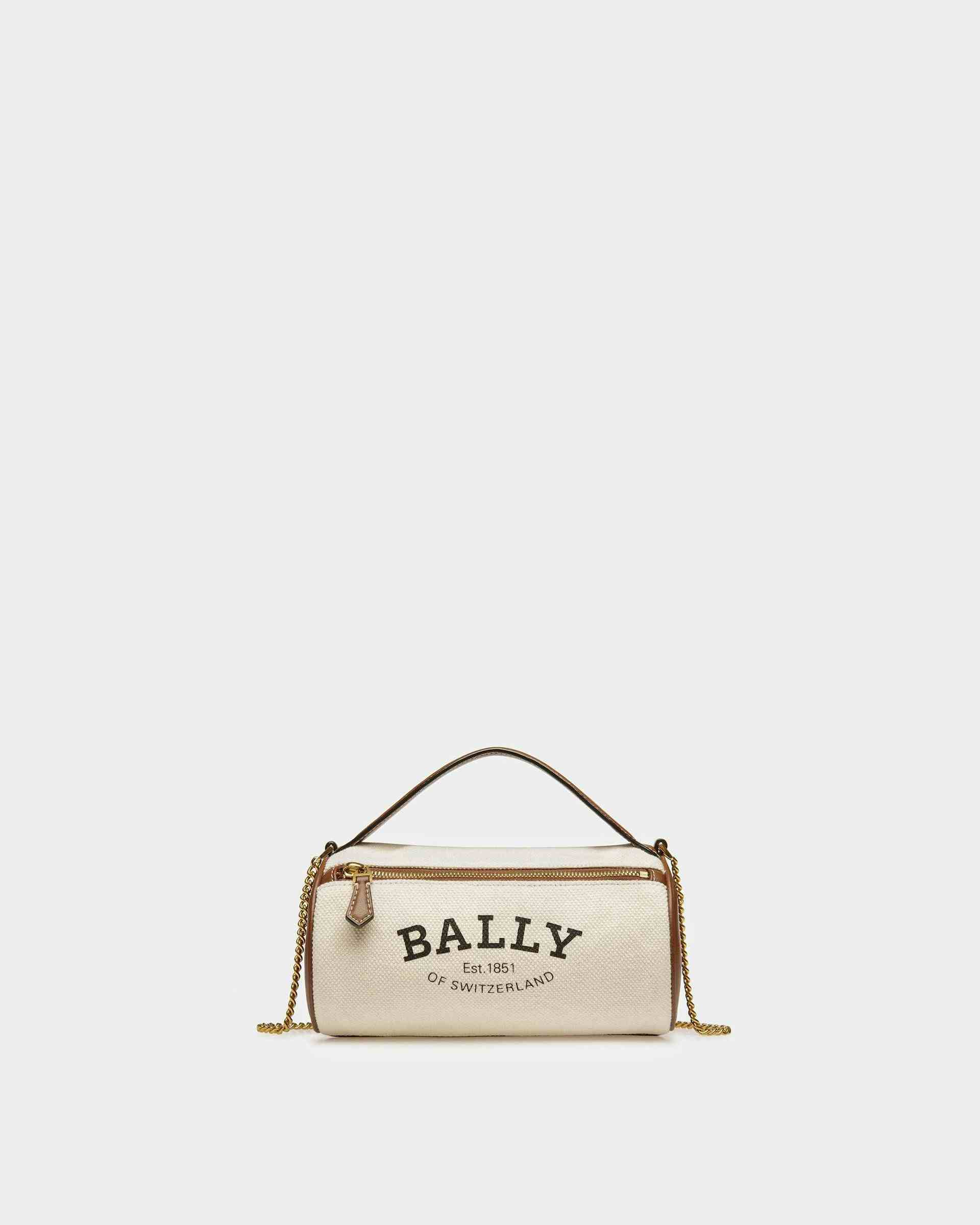 Calyn Fabric Crossbody Bag In Natural - Women's - Bally