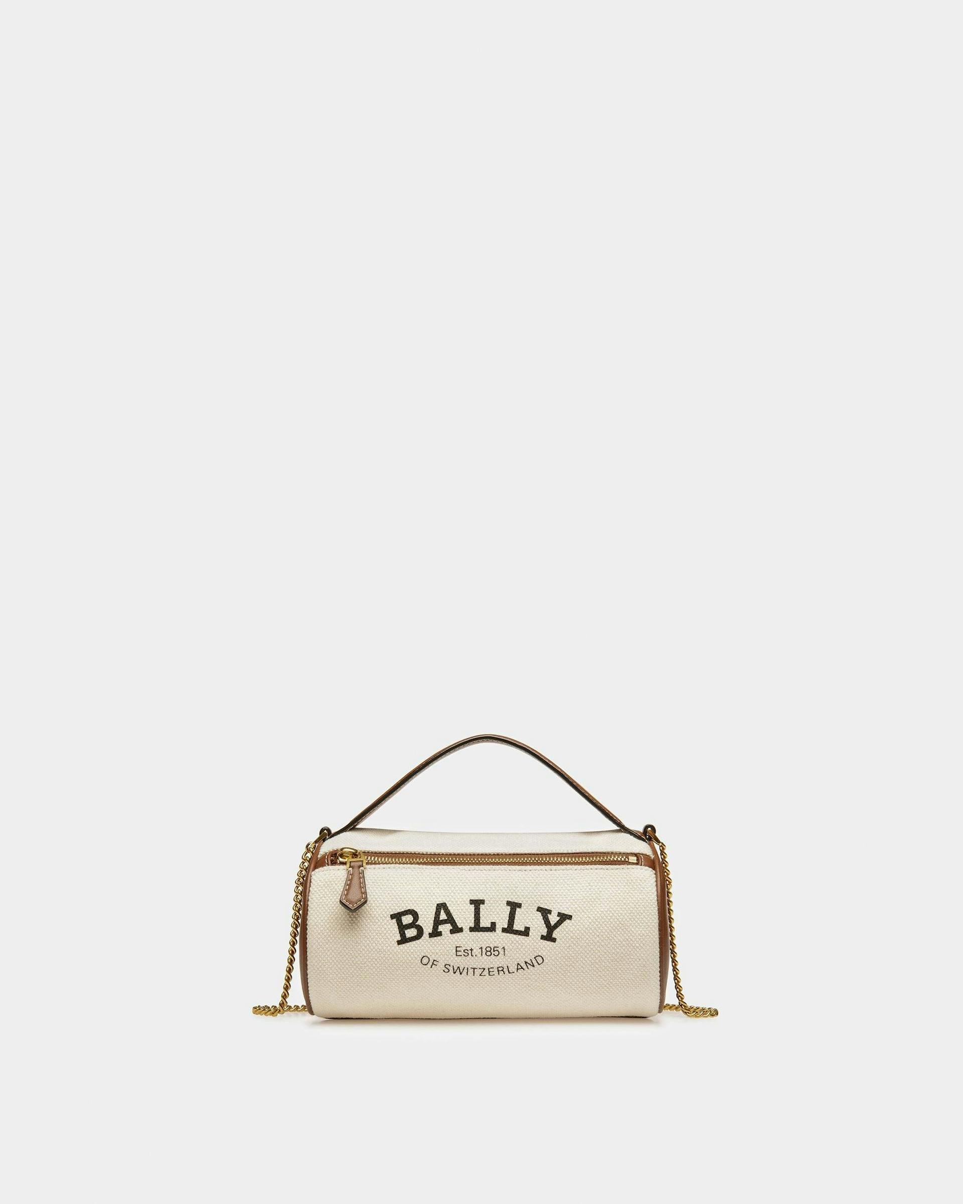 Calyn Fabric Crossbody Bag In Natural - Women's - Bally - 01