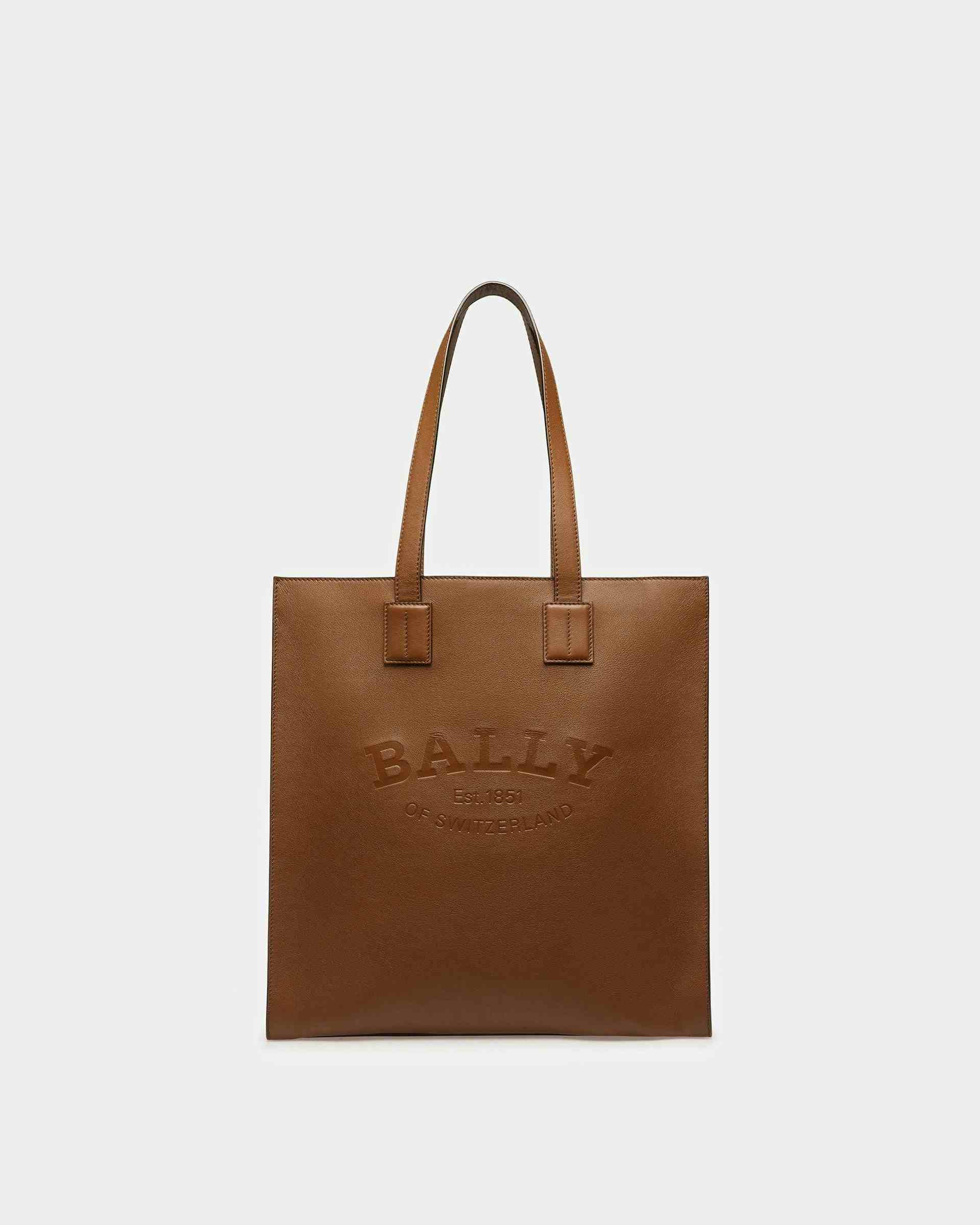 Crystalia Leather Tote In Brown - Women's - Bally