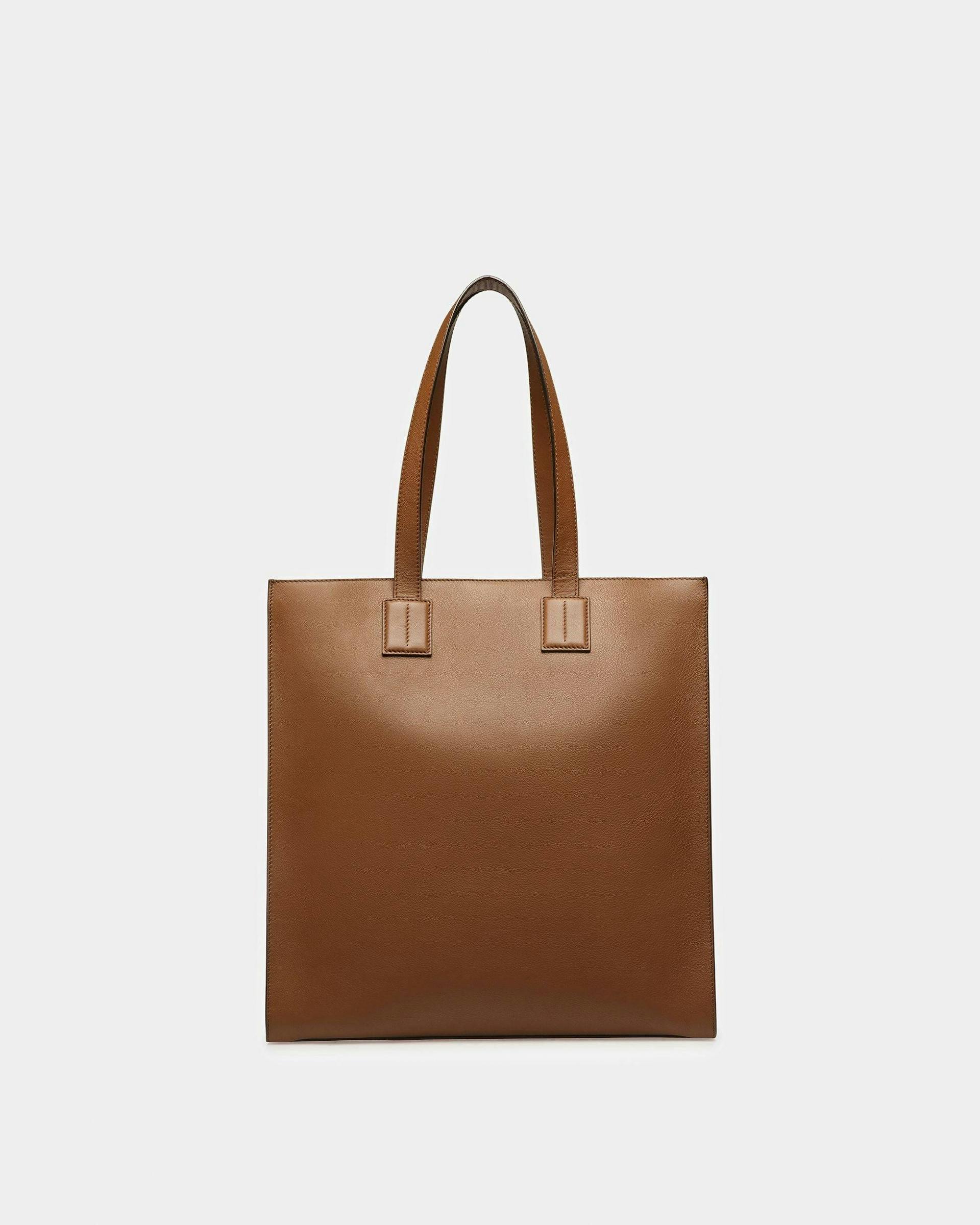 Crystalia Leather Tote In Brown - Women's - Bally - 03