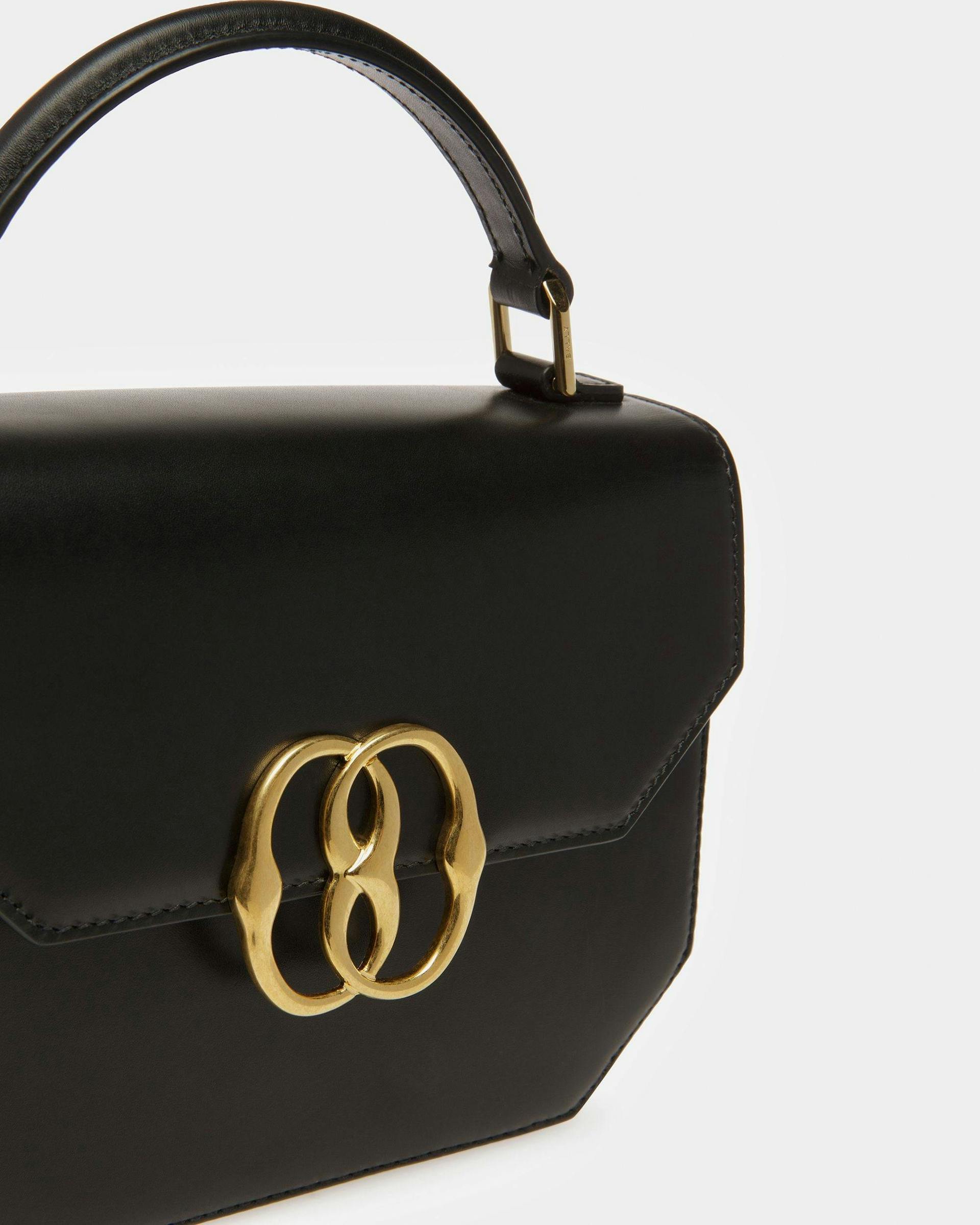 Emblem Mini Bag In Leather - Women's - Bally - 04