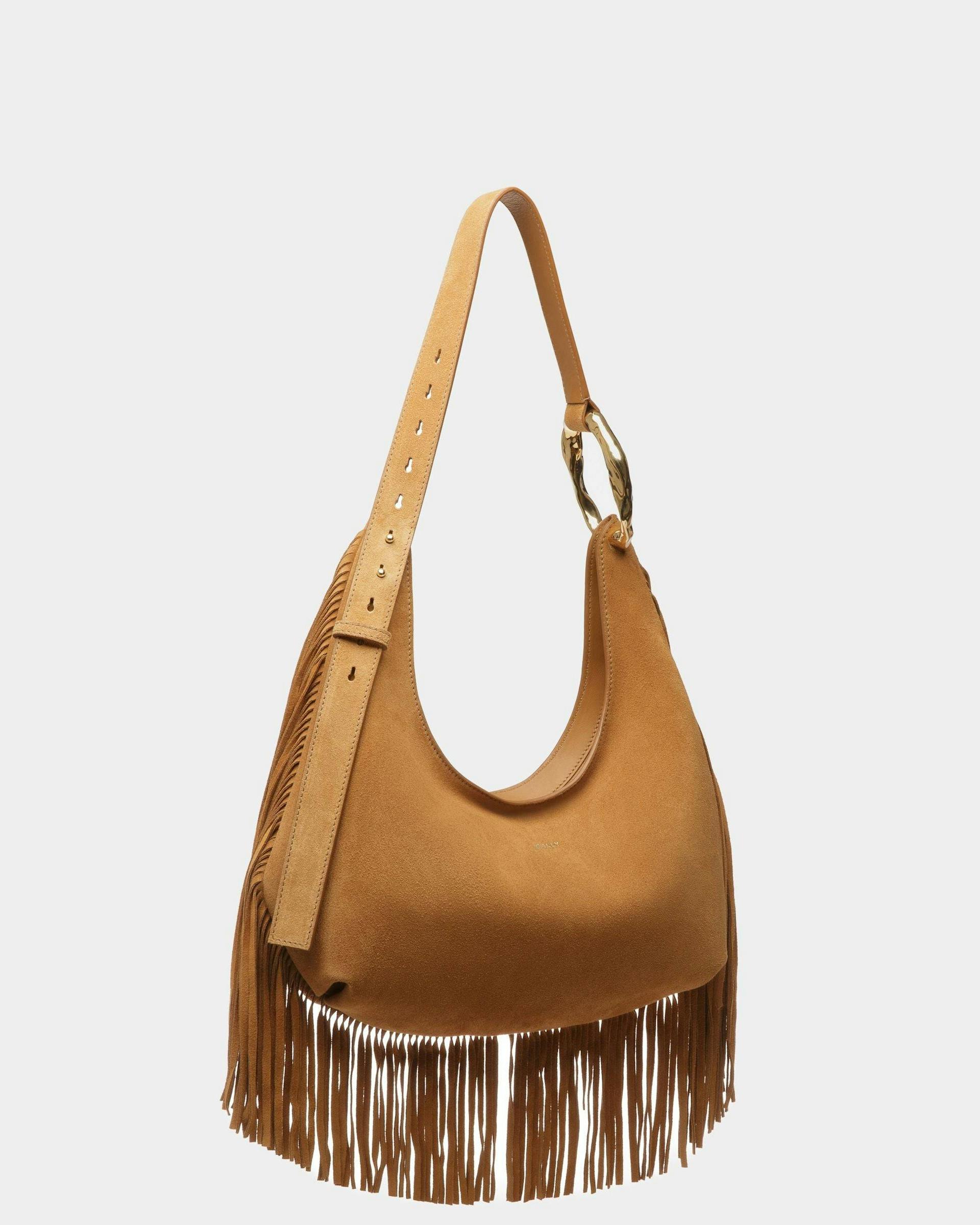 Baroque Hobo Bag In Desert Leather - Women's - Bally - 04