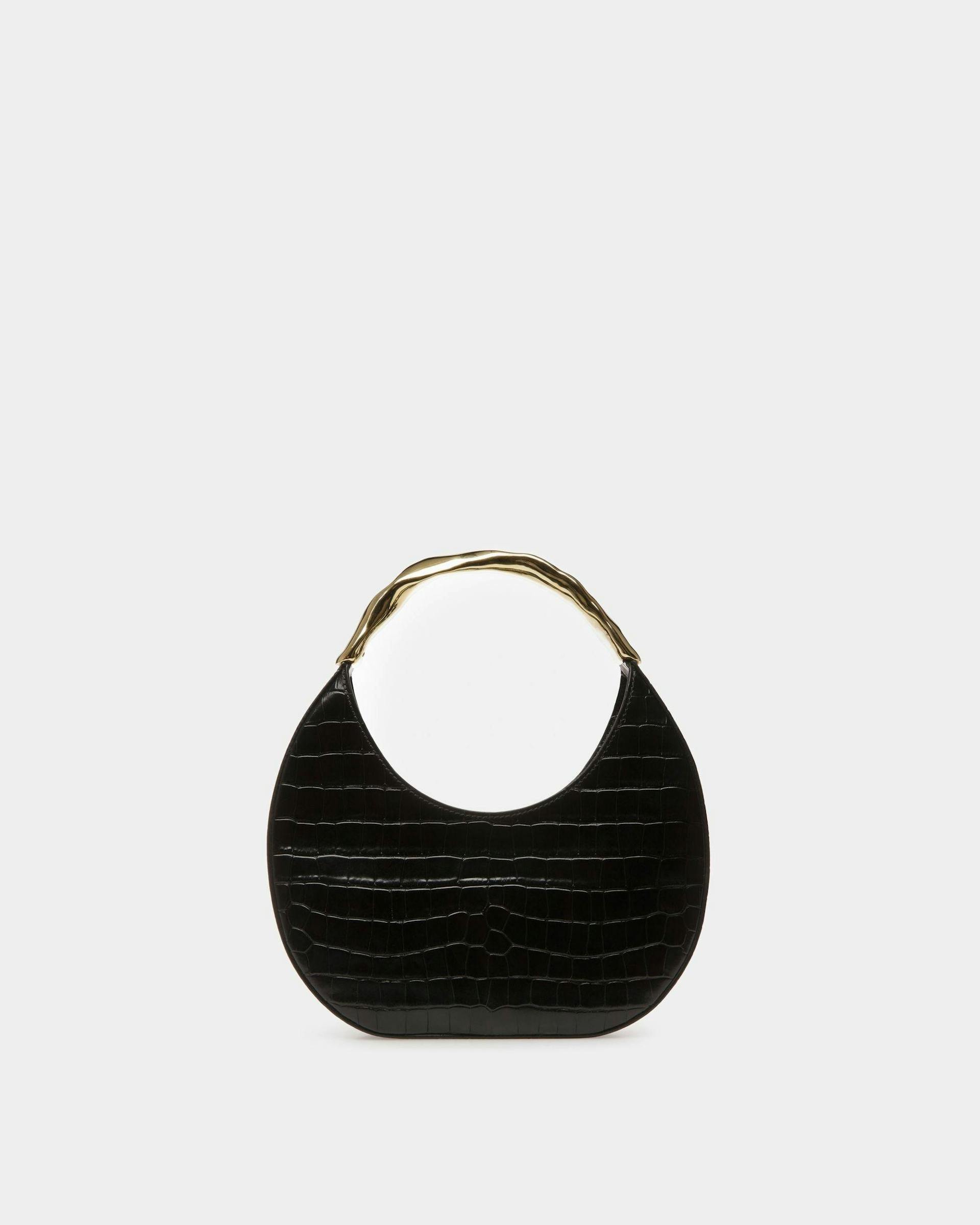Baroque Hobo Bag In Black Leather - Women's - Bally - 03