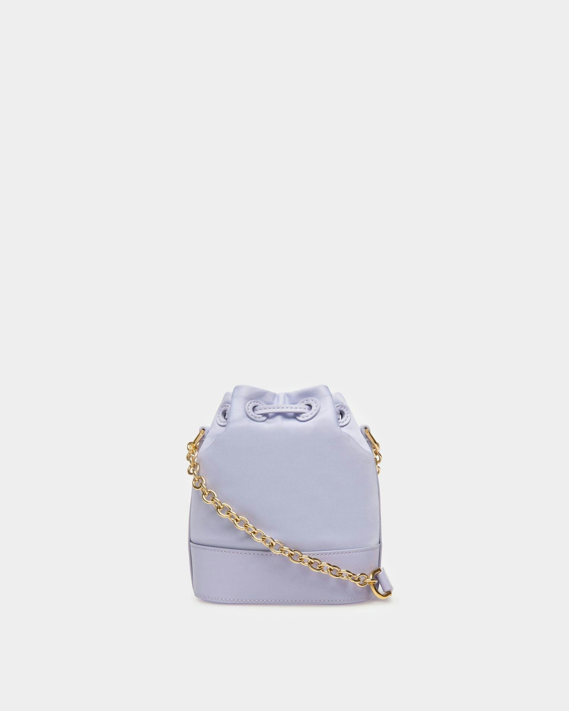 Eoh Small Nylon Bucket Bag In Lilac - Women's - Bally - 03
