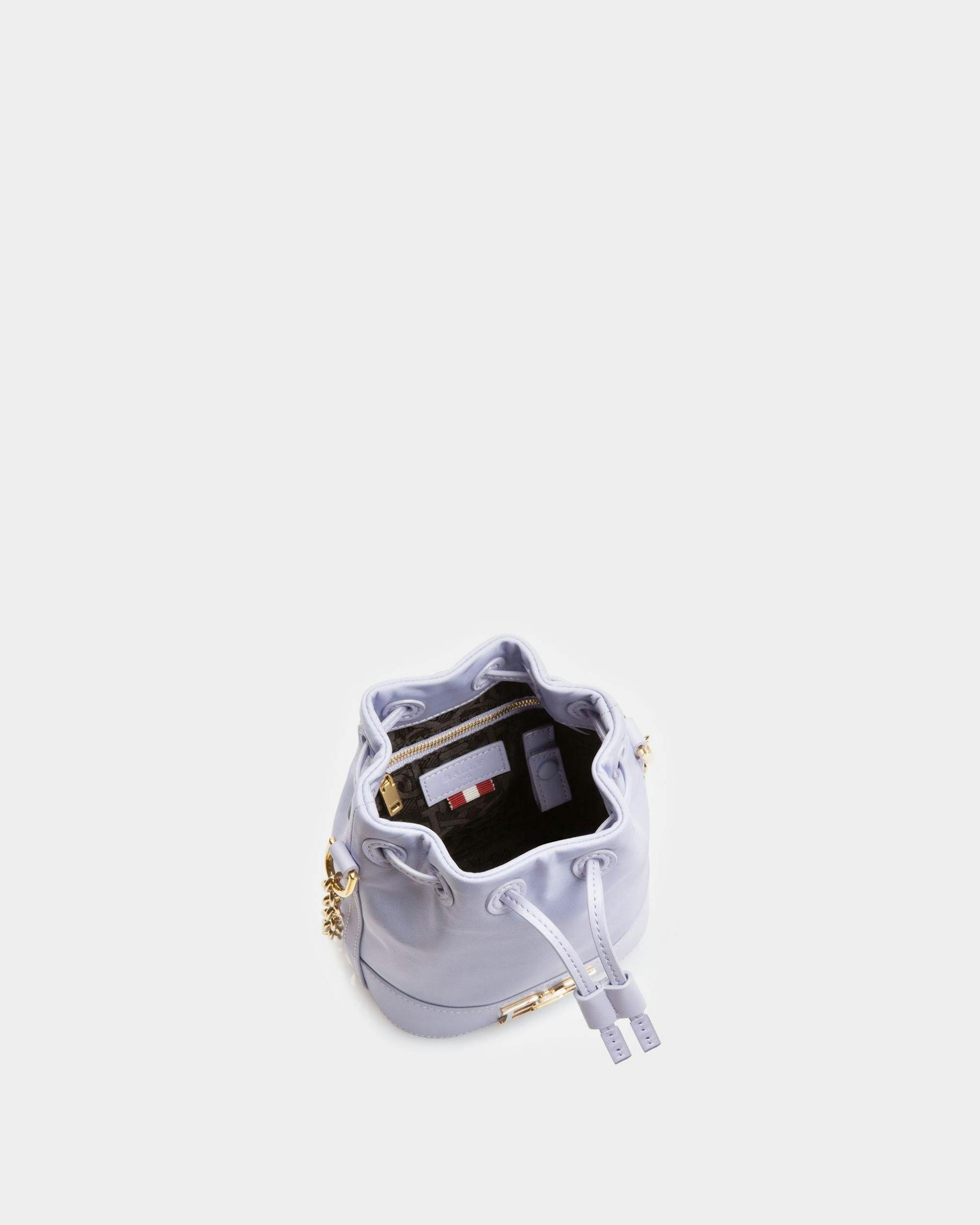 Eoh Small Nylon Bucket Bag In Lilac - Women's - Bally - 04