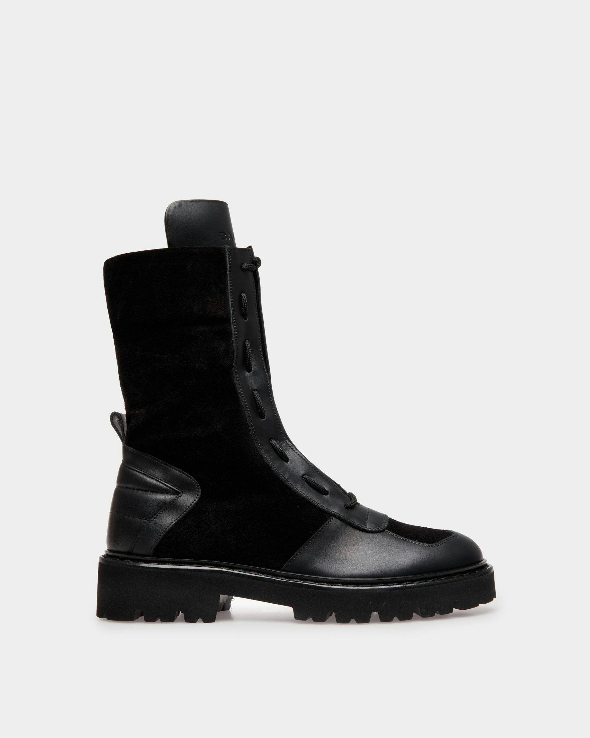 Enga Boots In Black Leather - Women's - Bally - 01