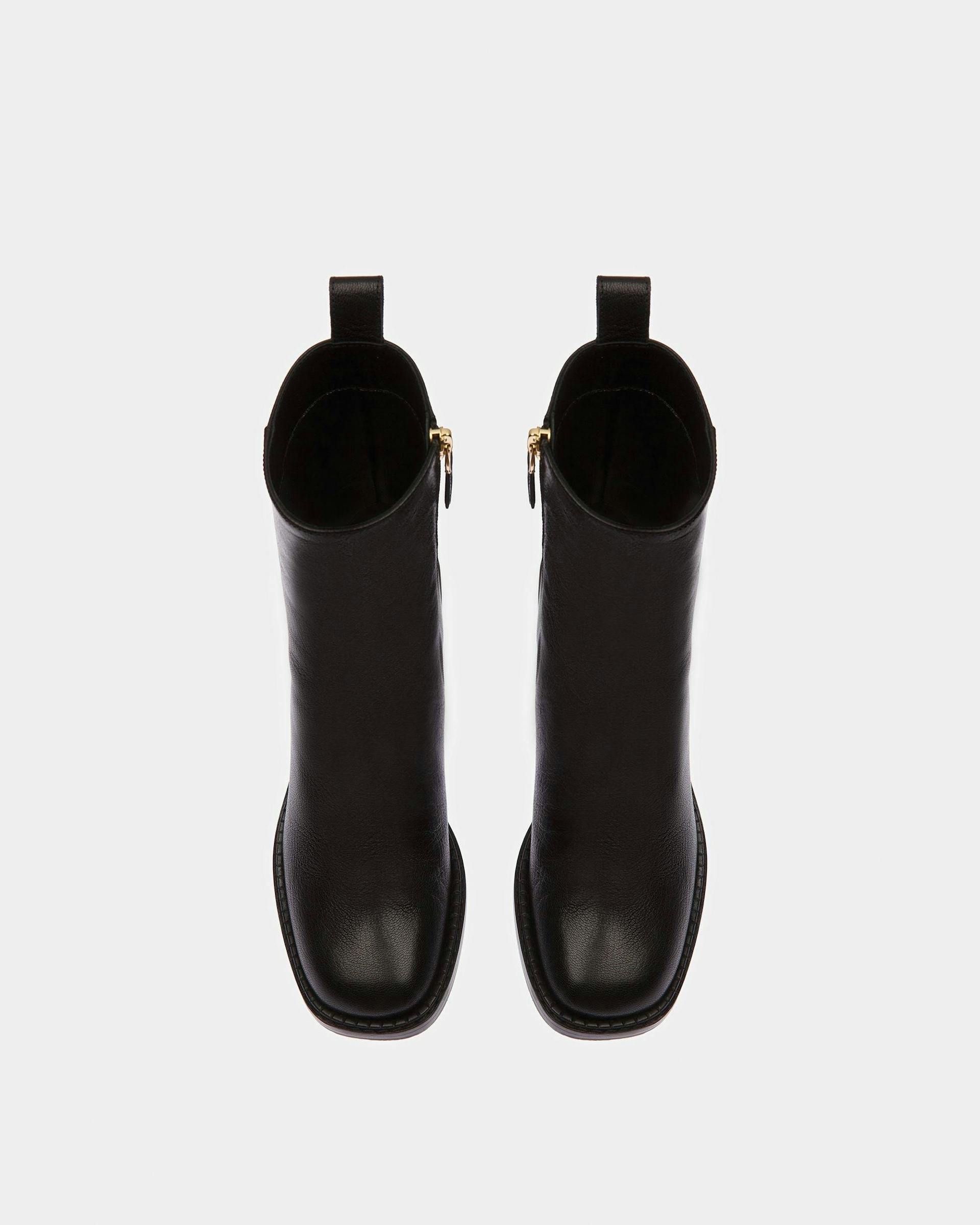 Austine Leather Boots In Black - Women's - Bally - 02