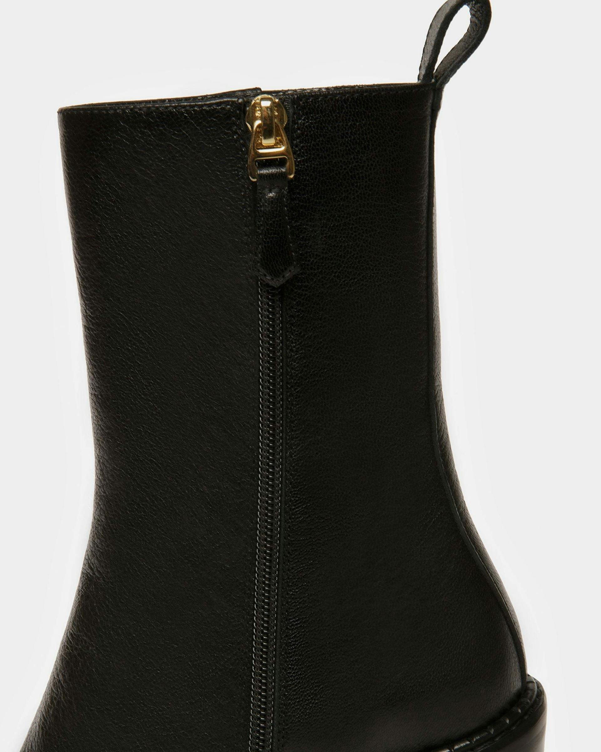 Austine Leather Boots In Black - Women's - Bally - 05