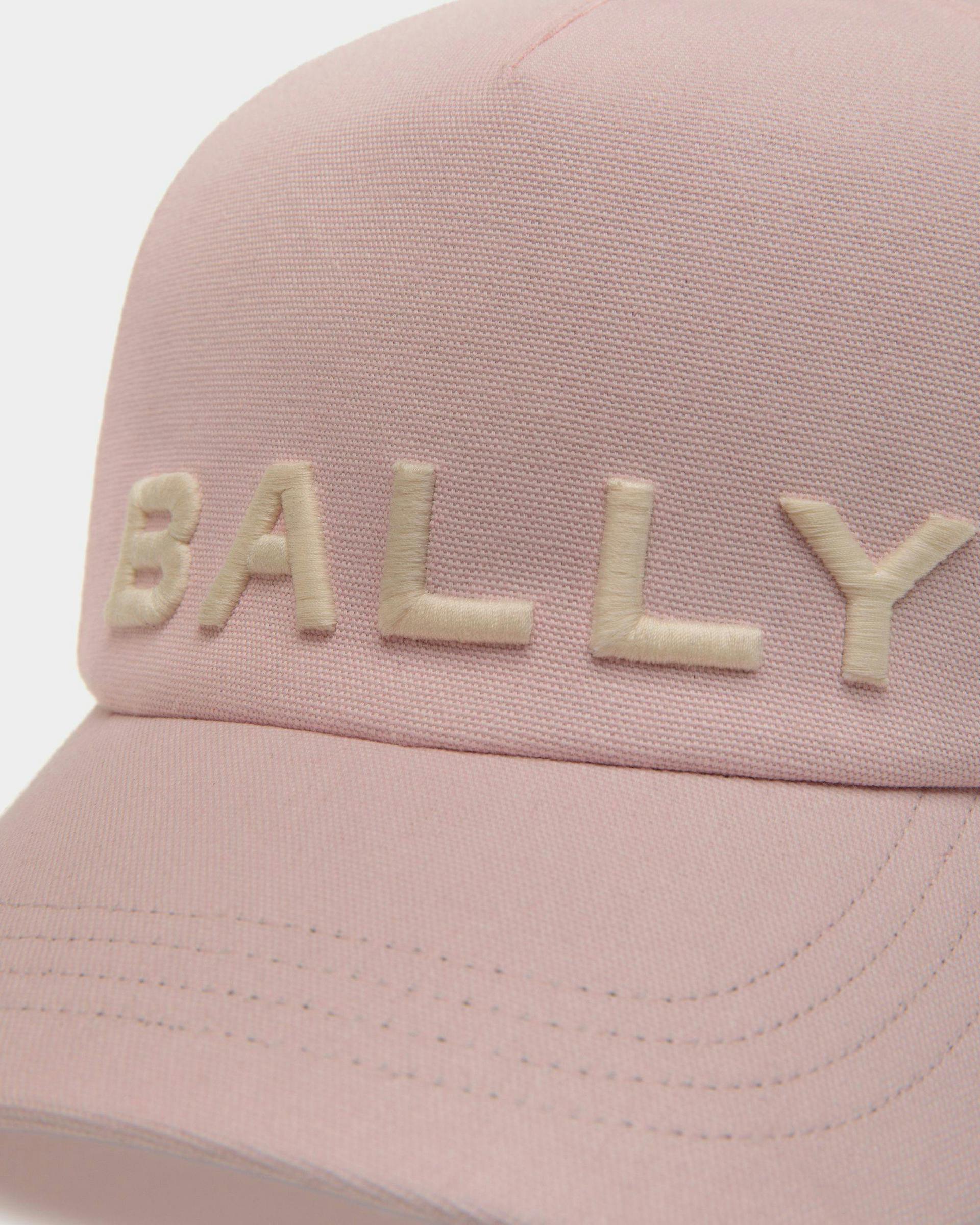 Women's Baseball Hat in Pink Cotton | Bally | Still Life Detail