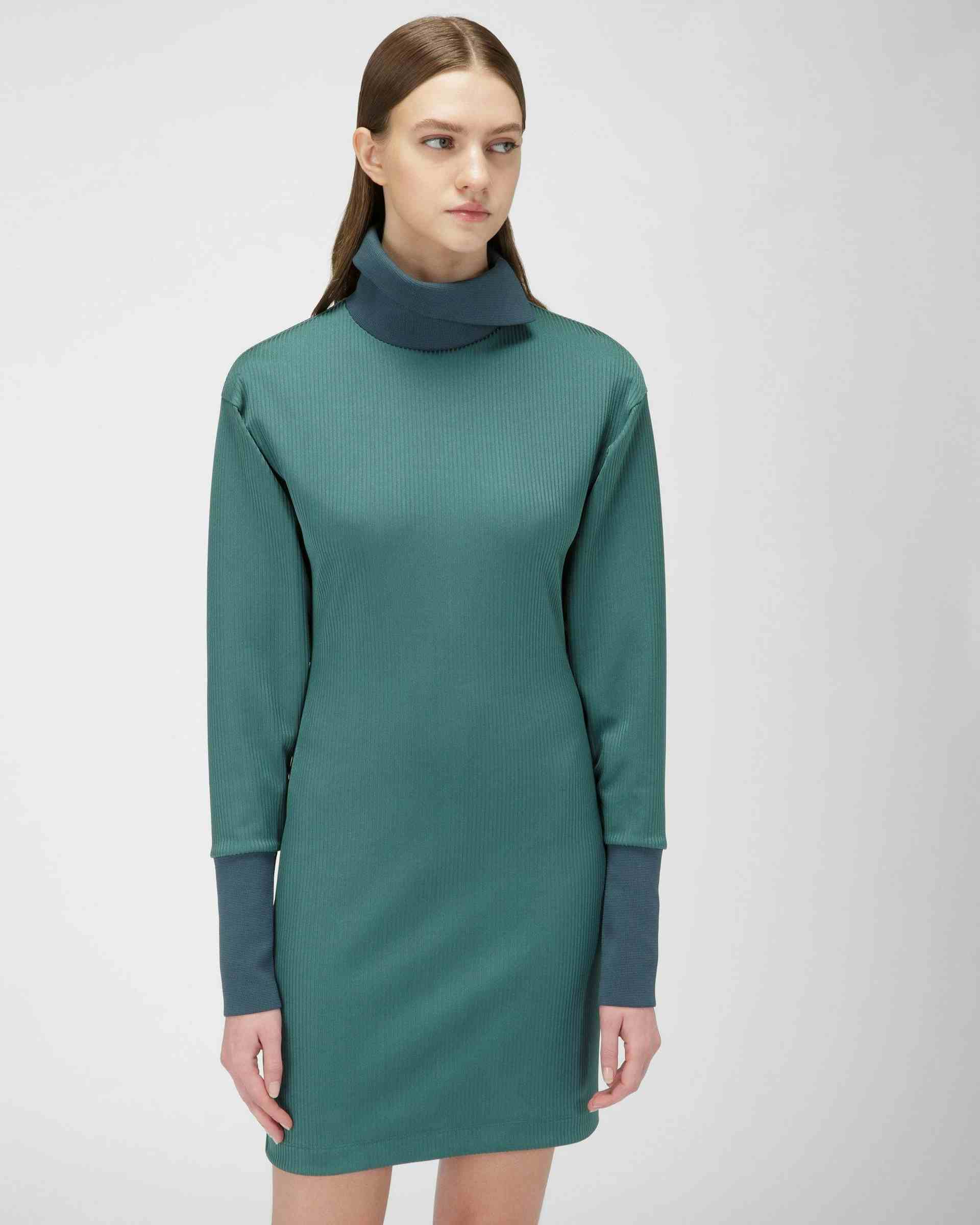 Polyester Mix Dress In Green - Women's - Bally