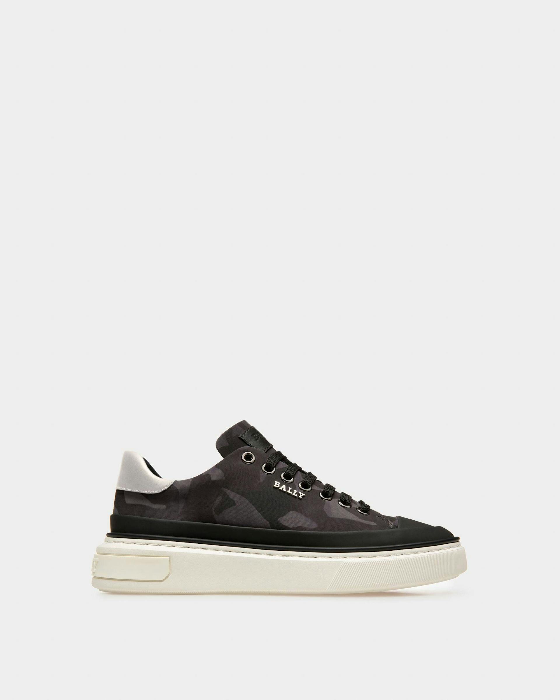 Maily Recycled Polyester And Leather Sneakers In Black - Women's - Bally - 01
