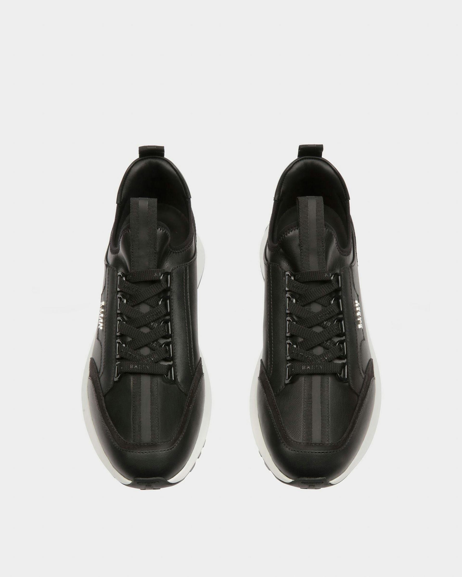 Deven Leather Sneakers In Black - Women's - Bally - 03