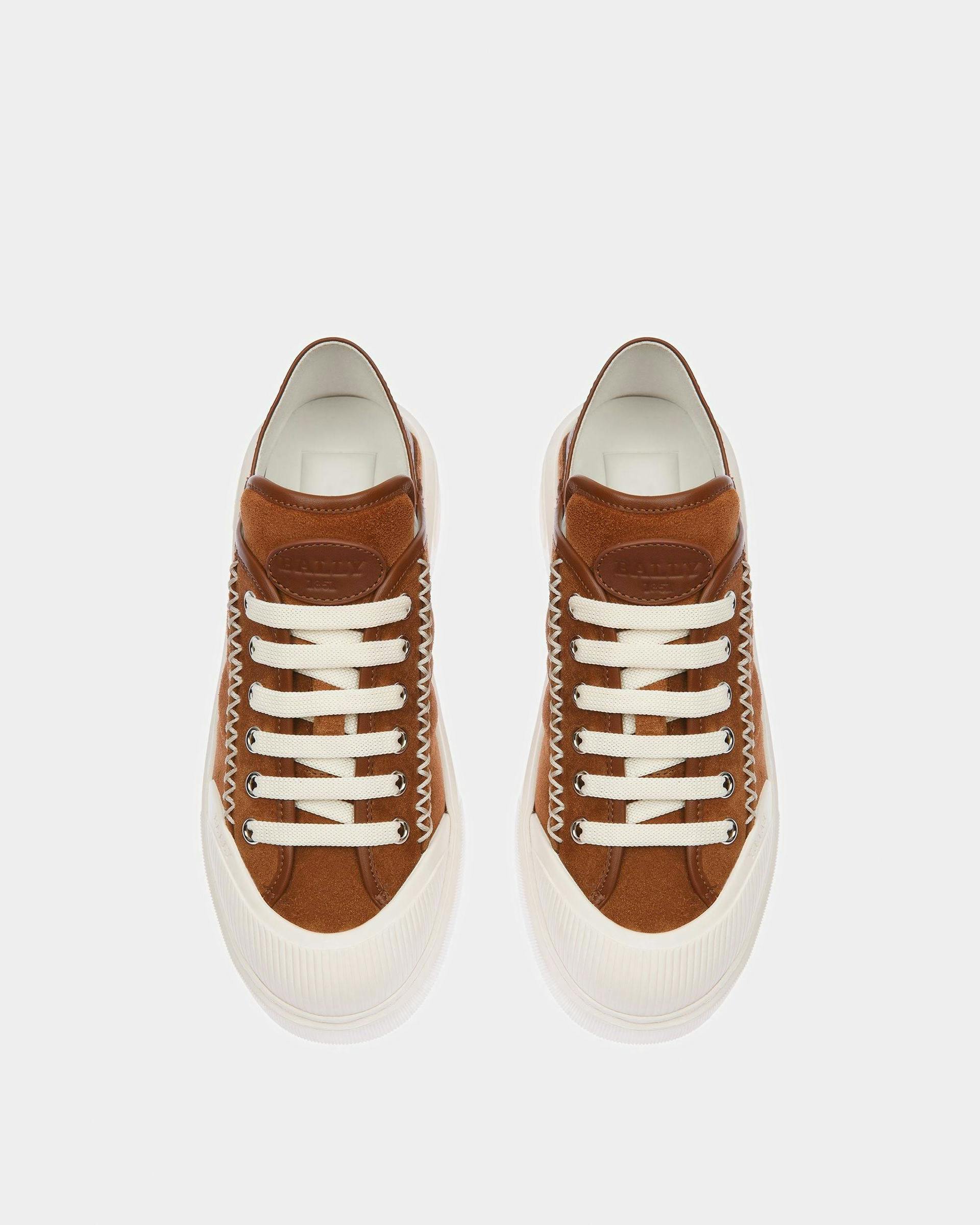 Marily Suede Sneakers In Brown - Women's - Bally - 02