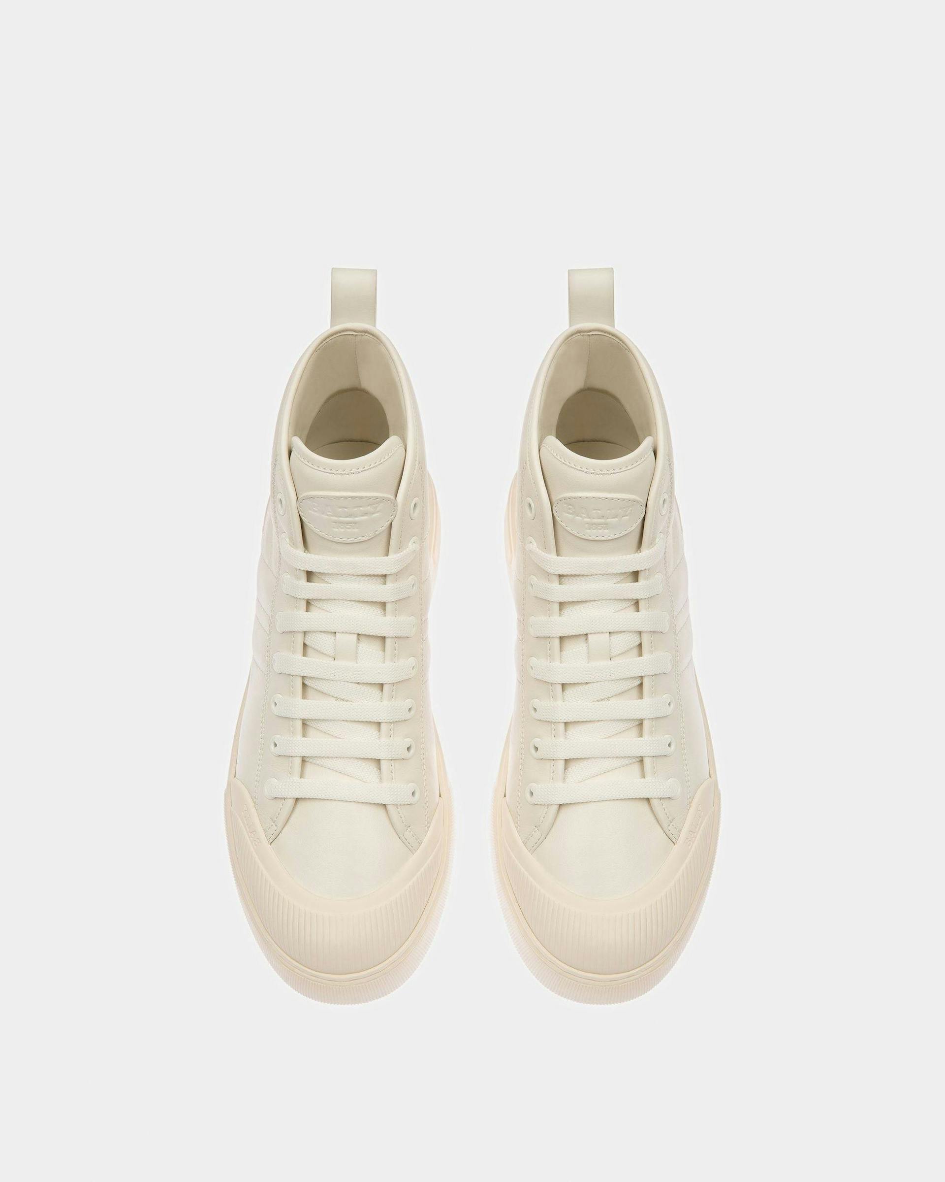 Maren Leather Sneakers In White - Women's - Bally - 02